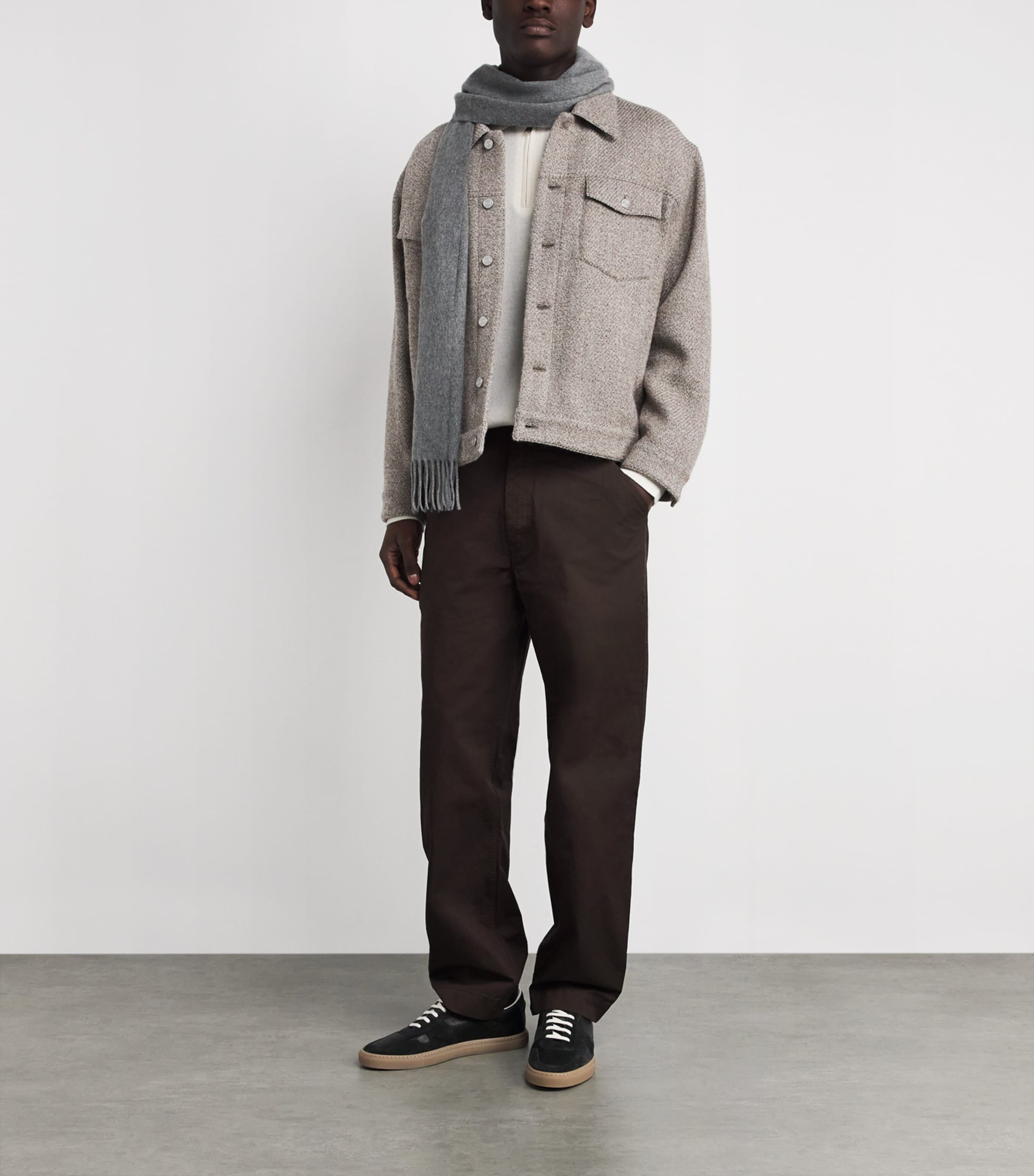 Wool-Alpaca Trucker Jacket LTTP Image 2