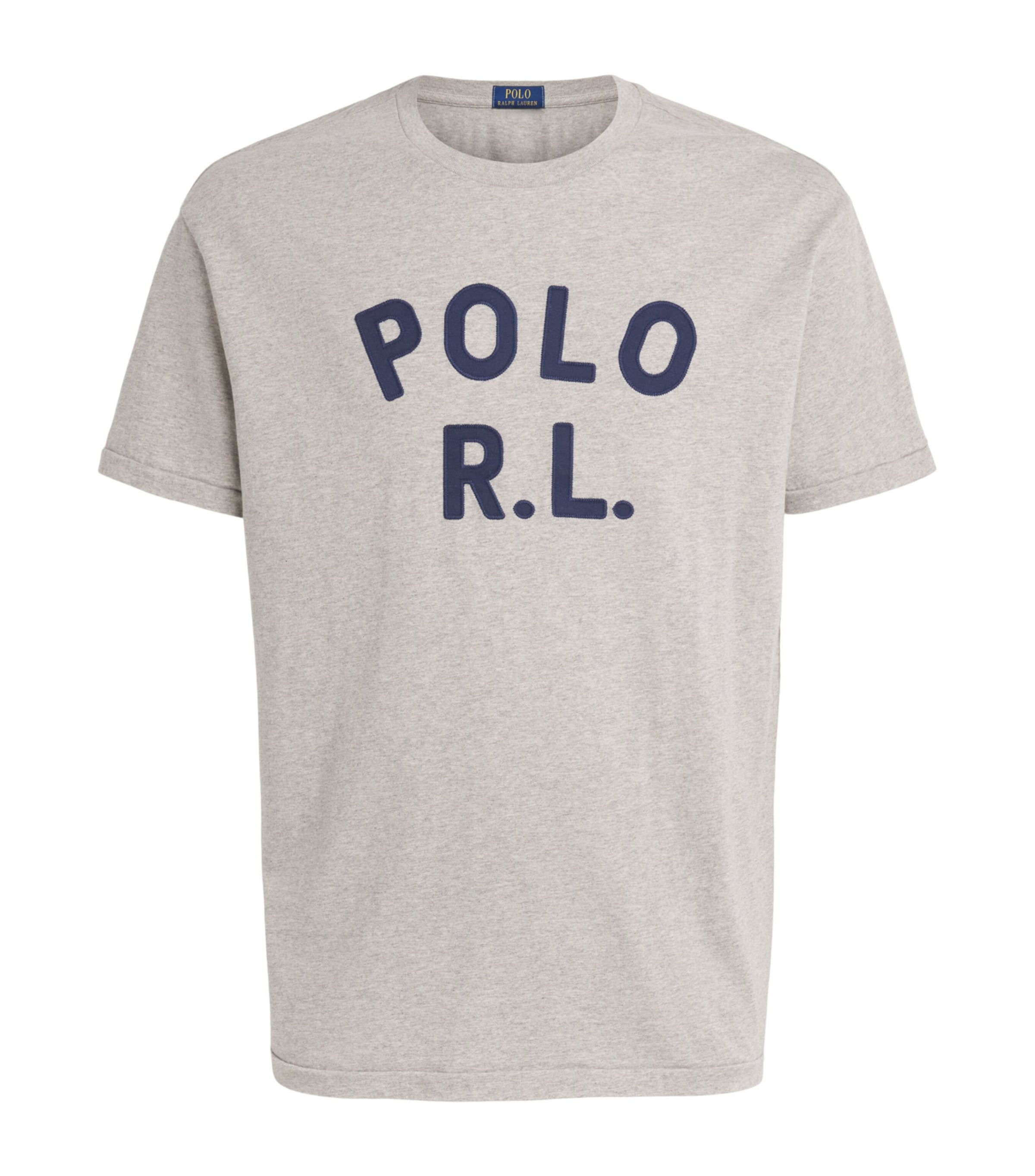 Polo Ralph Lauren Mens Cotton Logo T-Shirt Dark Sport Heather Image 1