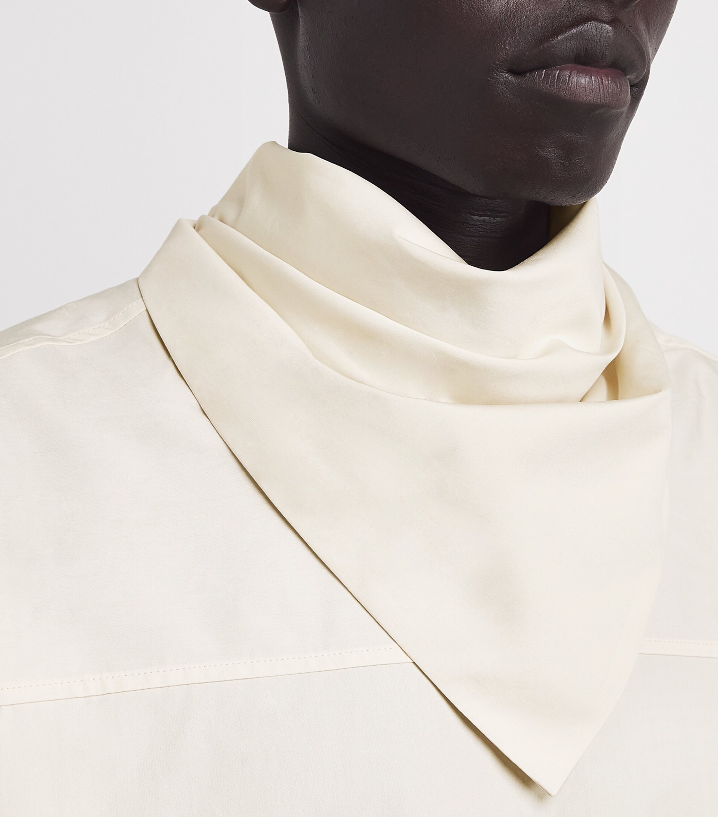 Cotton Bandana Shirt 185 - IVOIRE Image 6