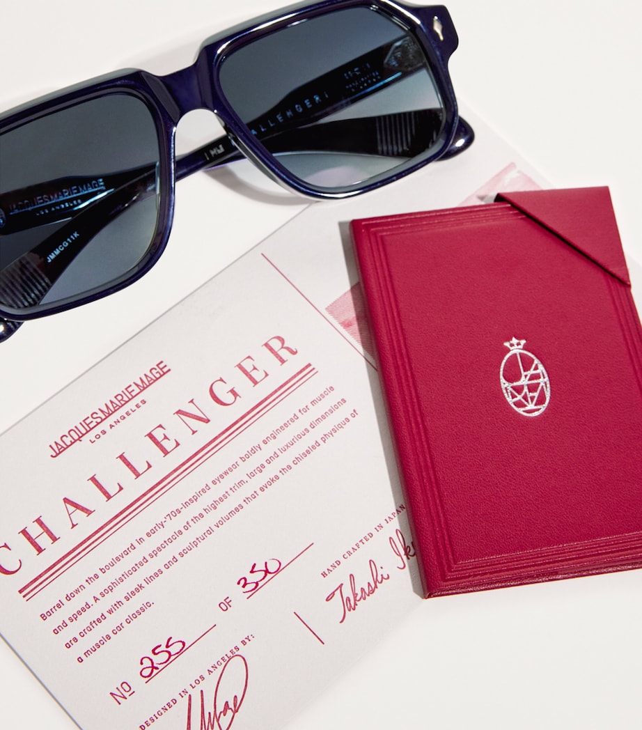 Challenger Square-Frame Sunglasses 11K-REGAL Image 4