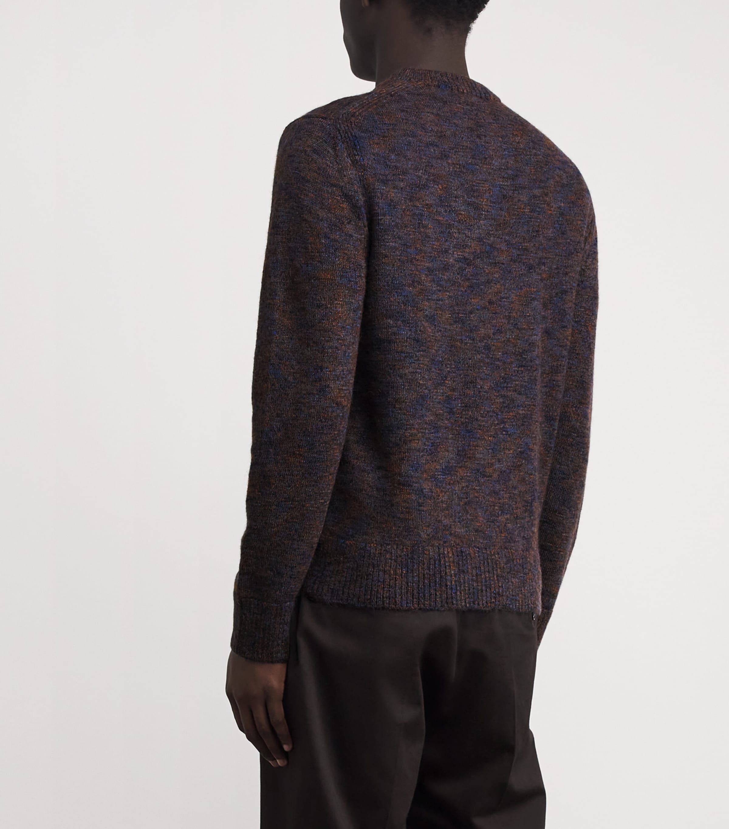 Alpaca-Merino Wool Marled Sweater 406CSC COASTAL Image 4