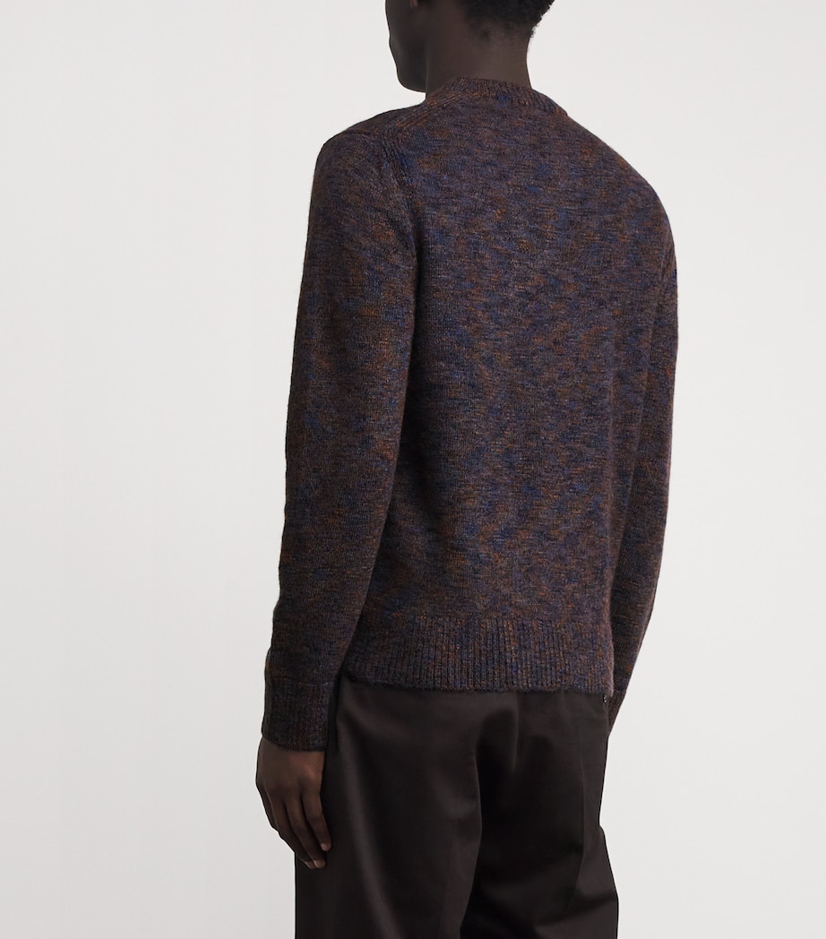 Alpaca-Merino Wool Marled Sweater 406CSC COASTAL Image 4