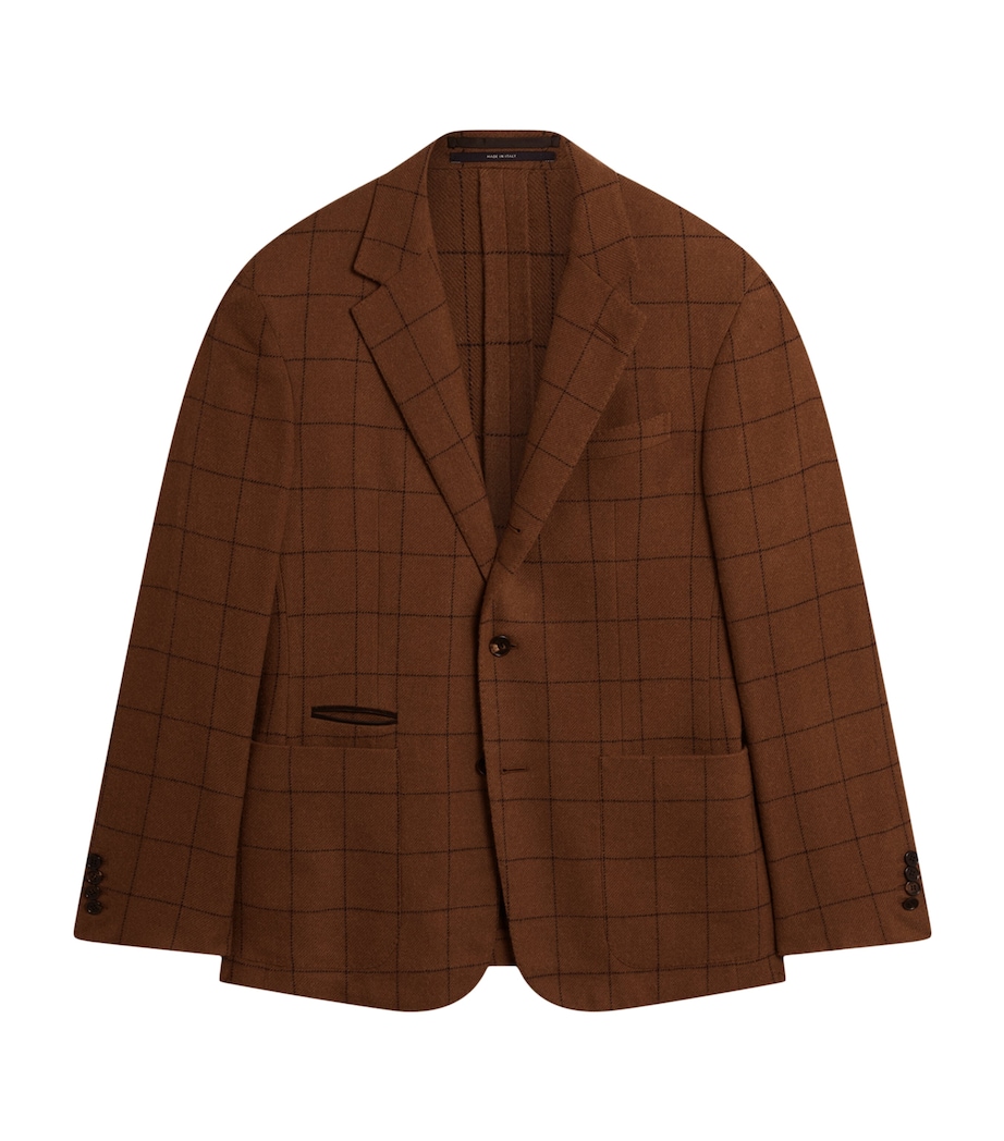 Camel Hair Cavendish Blazer 291DARK CAMEL Image 1