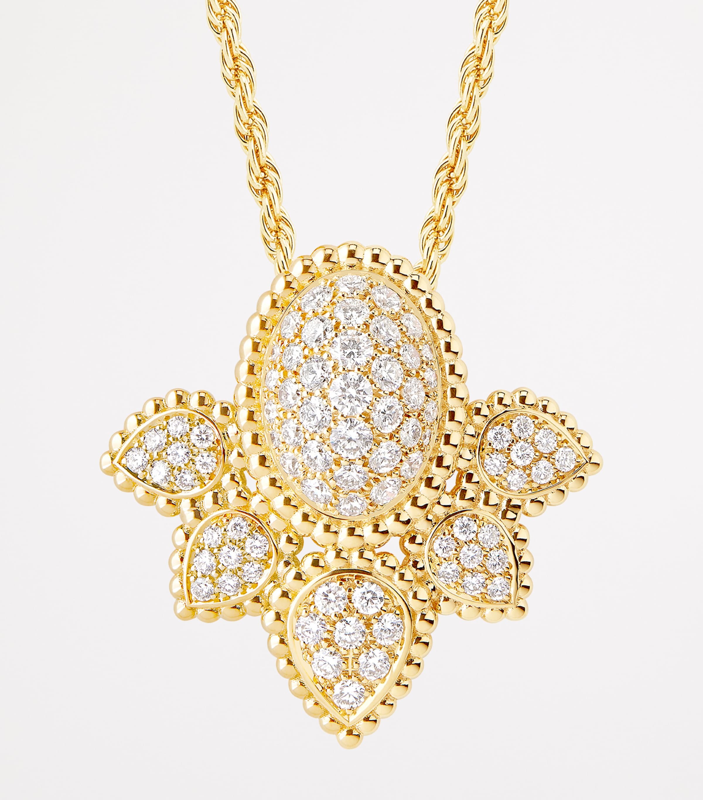 Yellow Gold and Diamond Serpent Bohème Vintage Necklace YELLOW GOLD Image 4