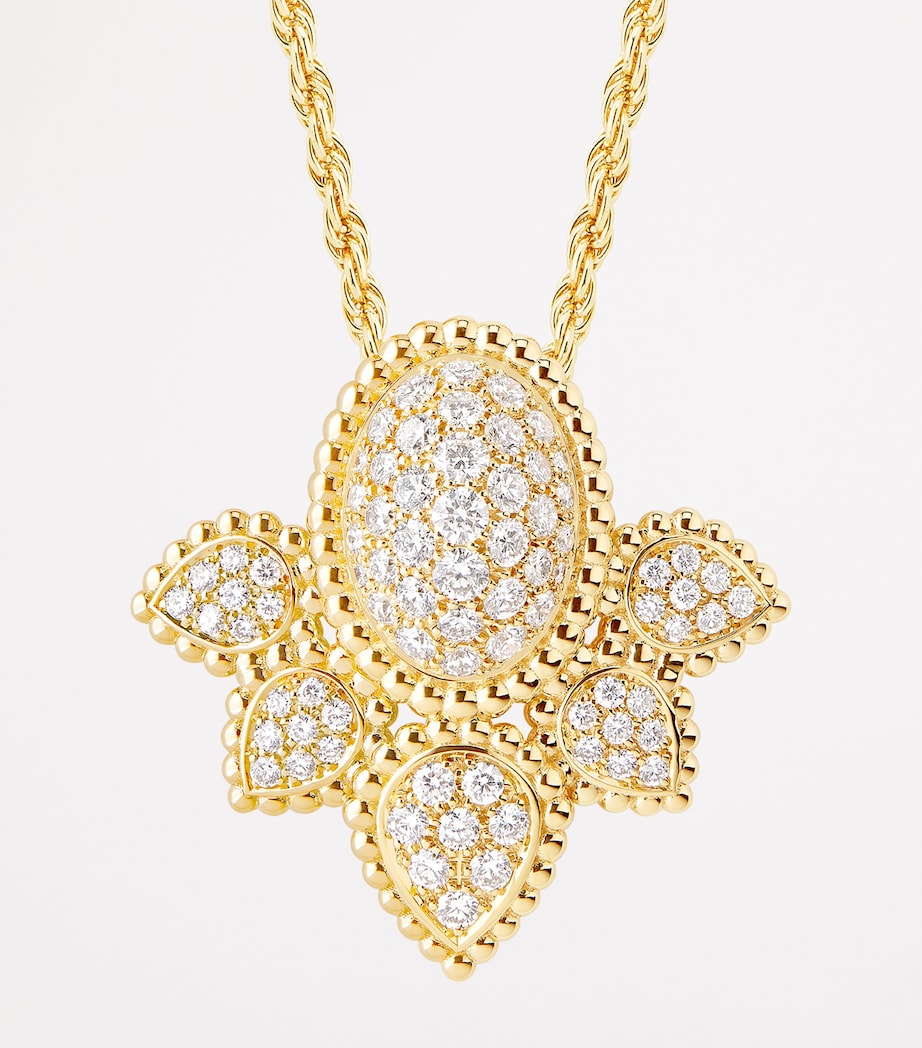 Yellow Gold and Diamond Serpent Bohème Vintage Necklace YELLOW GOLD Image 4