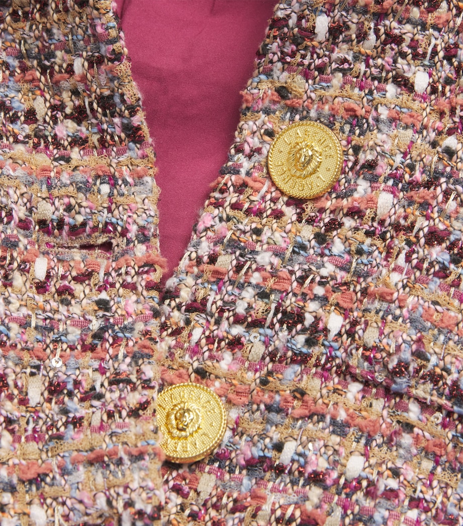 Tweed Cropped Jia Jacket MAUVE/TANMULTITWEED Image 5