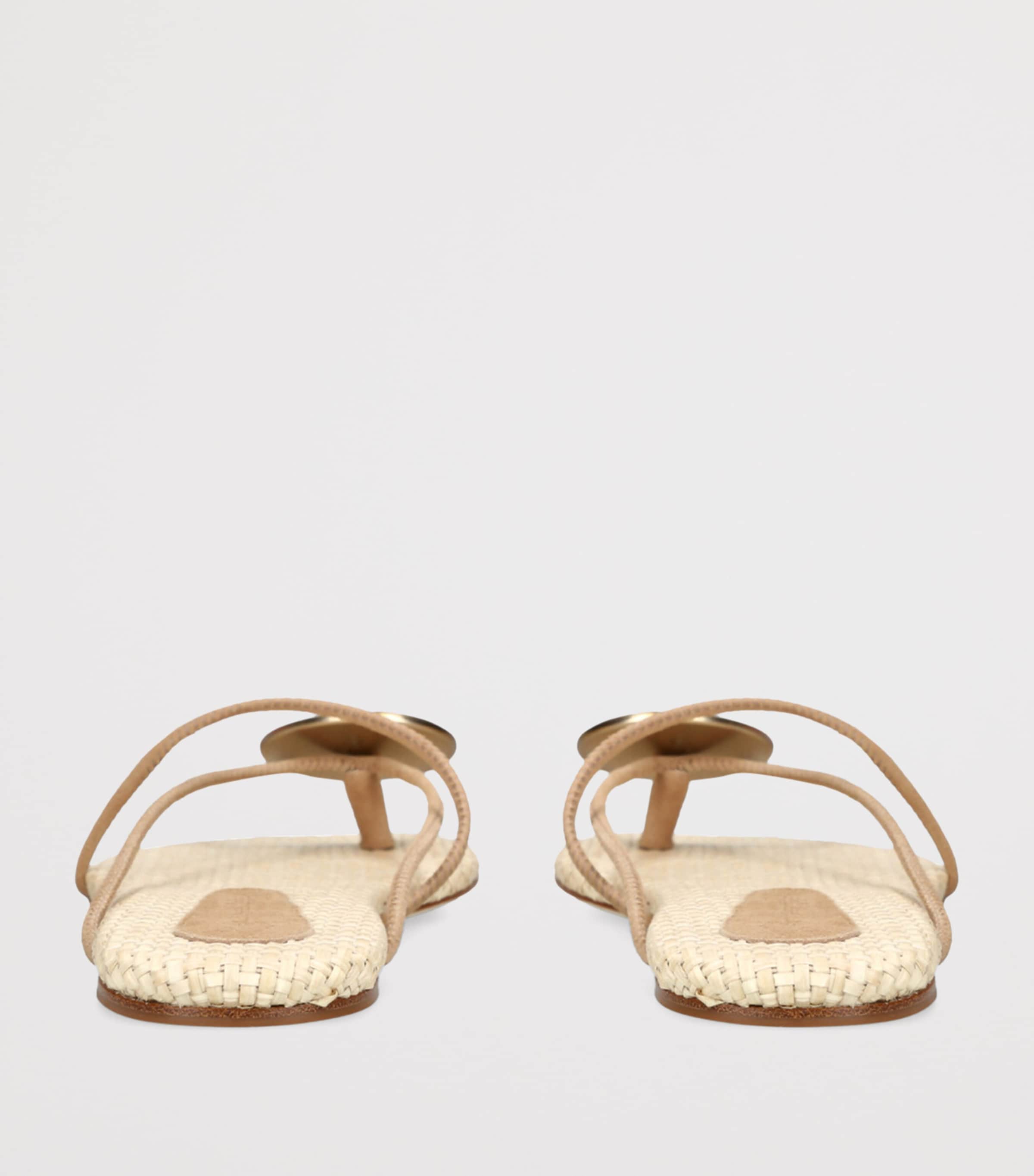 Leather Doma Stoned Sandals BLUSH Image 2