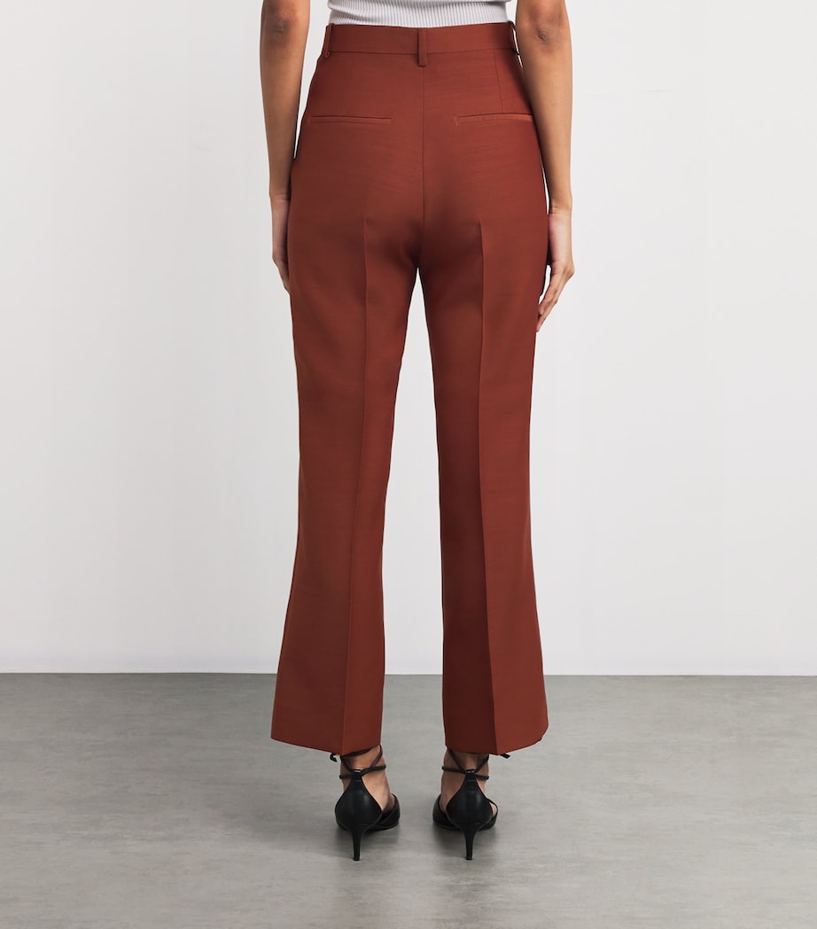 Organic Wool-Silk Credo Trousers 1026 RUST Image 4