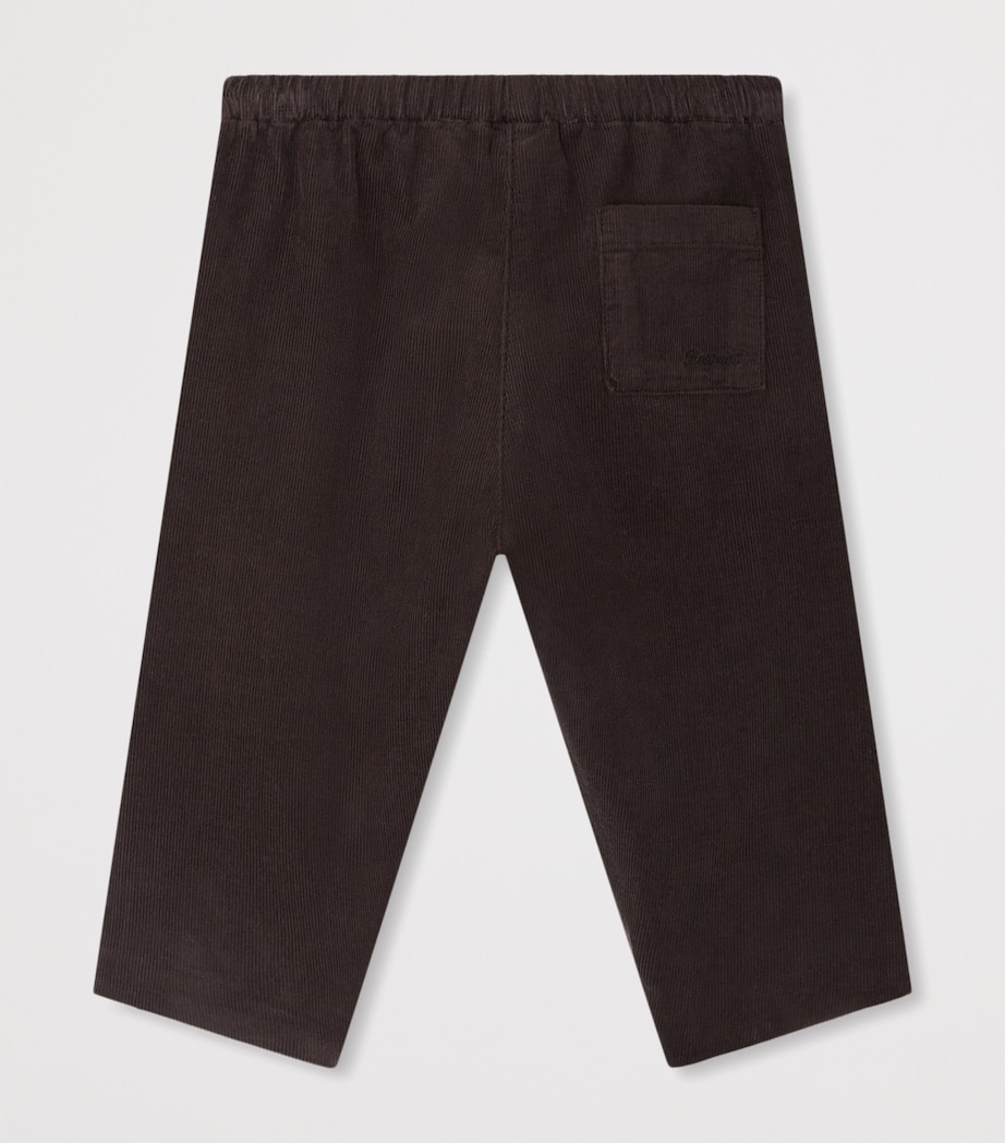 Cotton Corduroy Trousers (6-18 Months) CHOCOLAT Image 2