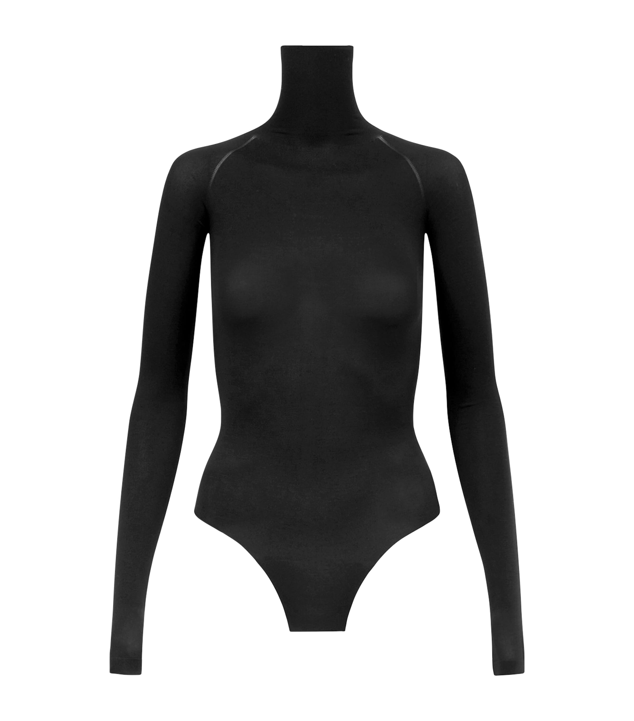 Alaïa Womens Alaia Second Skin Rhinestone Woven-blend Body In Black