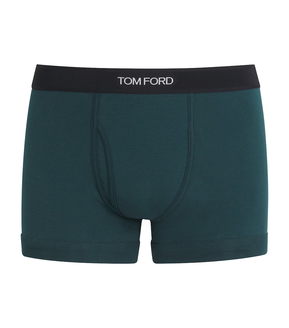 Stretch-Cotton Boxer Briefs 302MILITARY GREEN Image 1