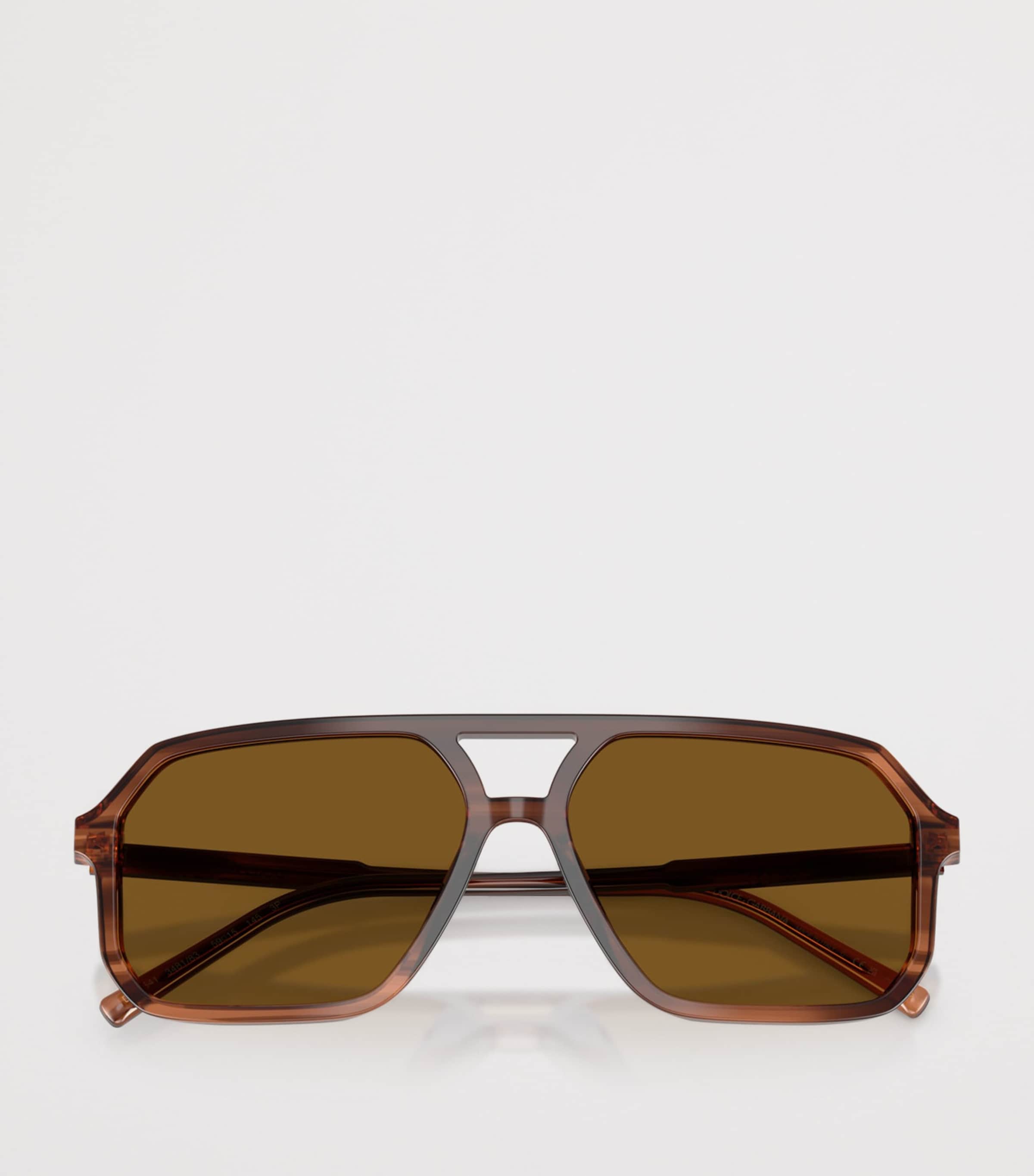 Dolce&Gabbana Acetate DG4541 Pilot Sunglasses Brown Image 5