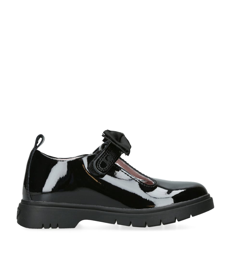 Lelli Kelly Patent Kaya T-Bar School Shoes Black