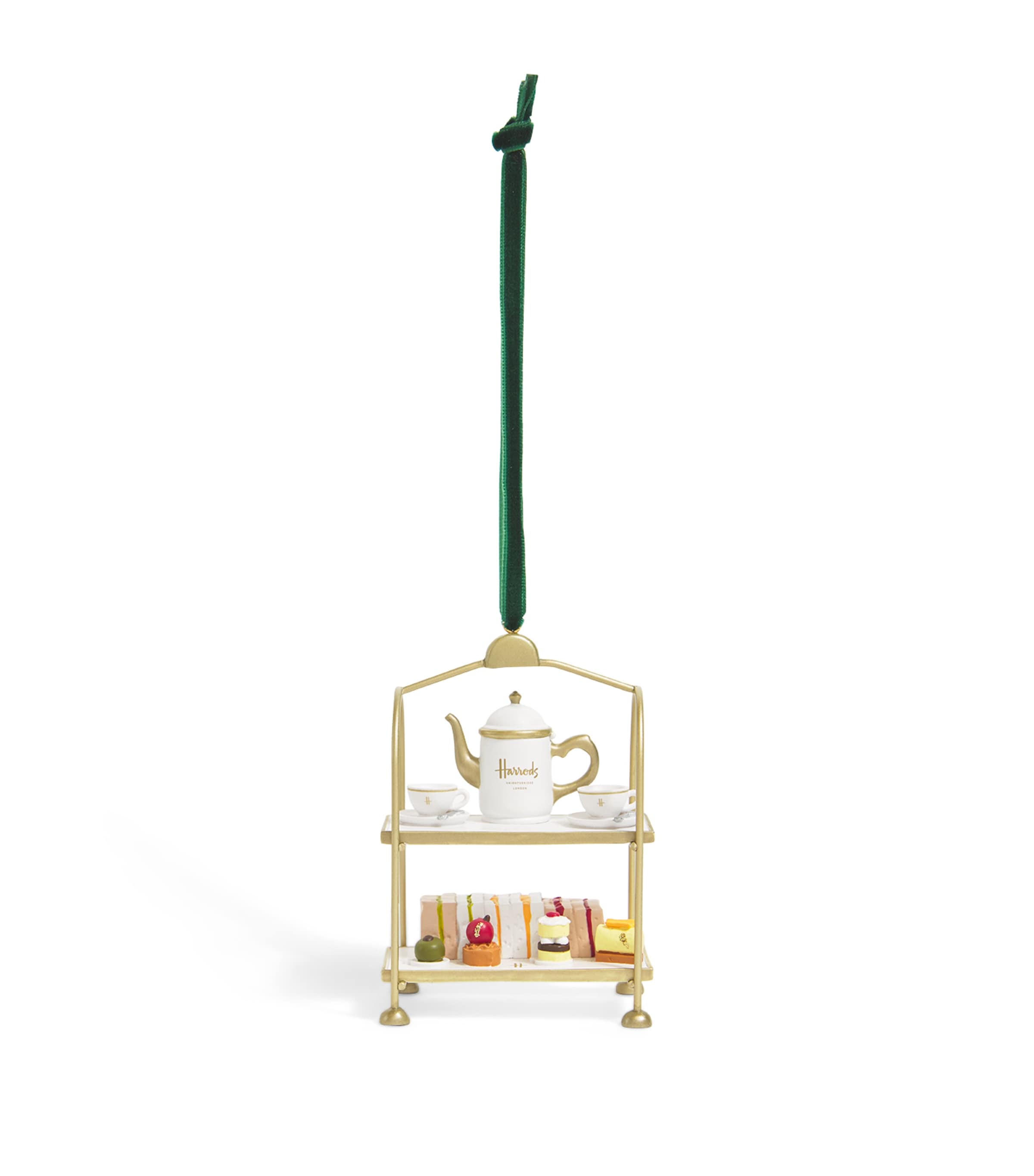 Harrods ハロッズ　アフタヌーンティースタンド　ツリー オーナメント Harrods Afternoon Tea Stand Tree Decoration | Harrods US