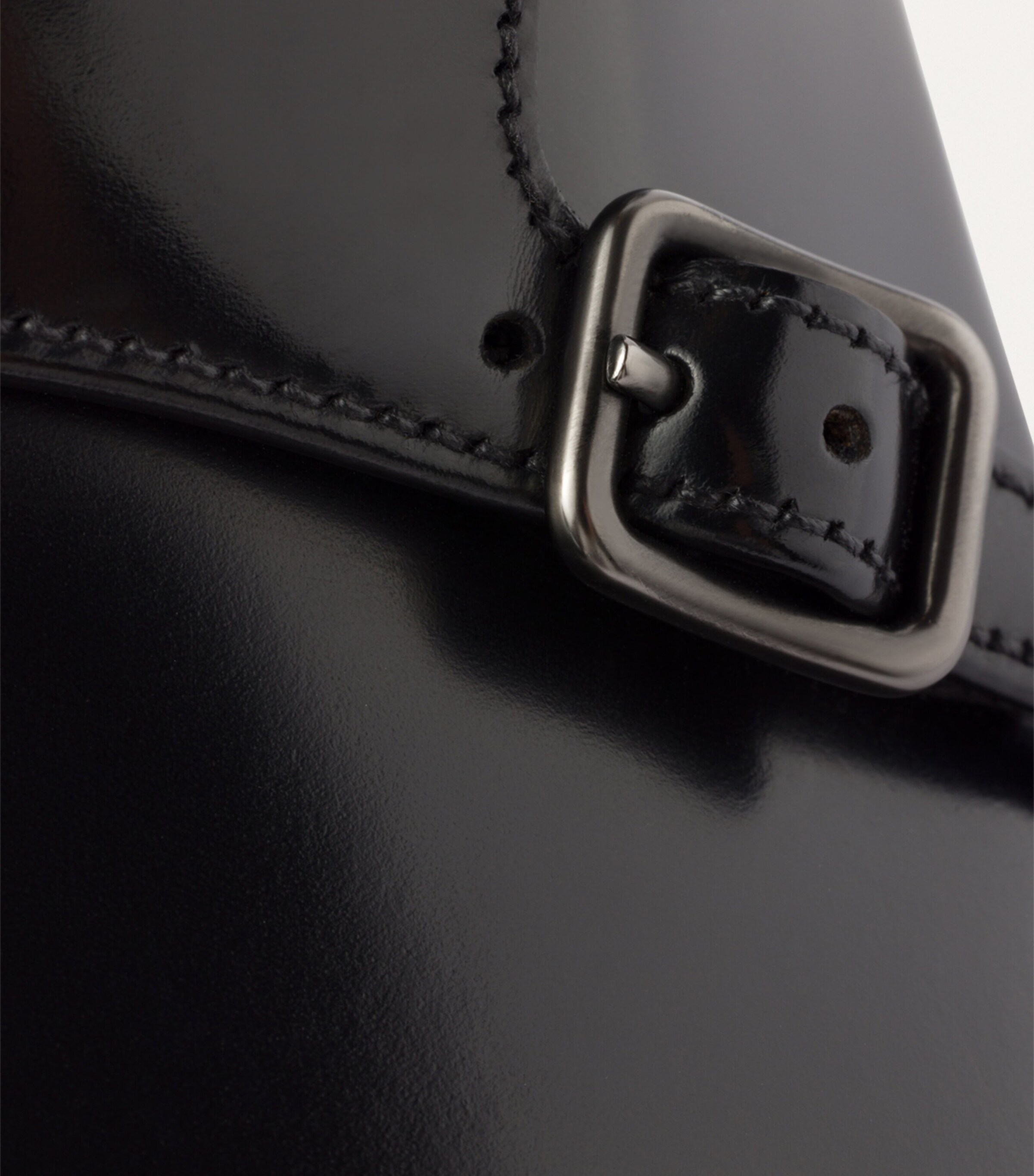 Prada Leather Double Monk Shoes Image 6