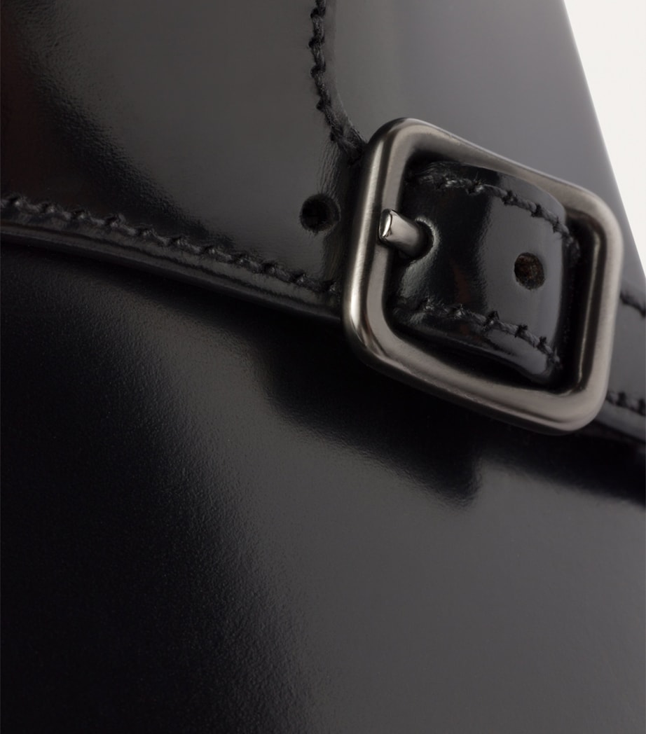 Prada Leather Double Monk Shoes Image 6