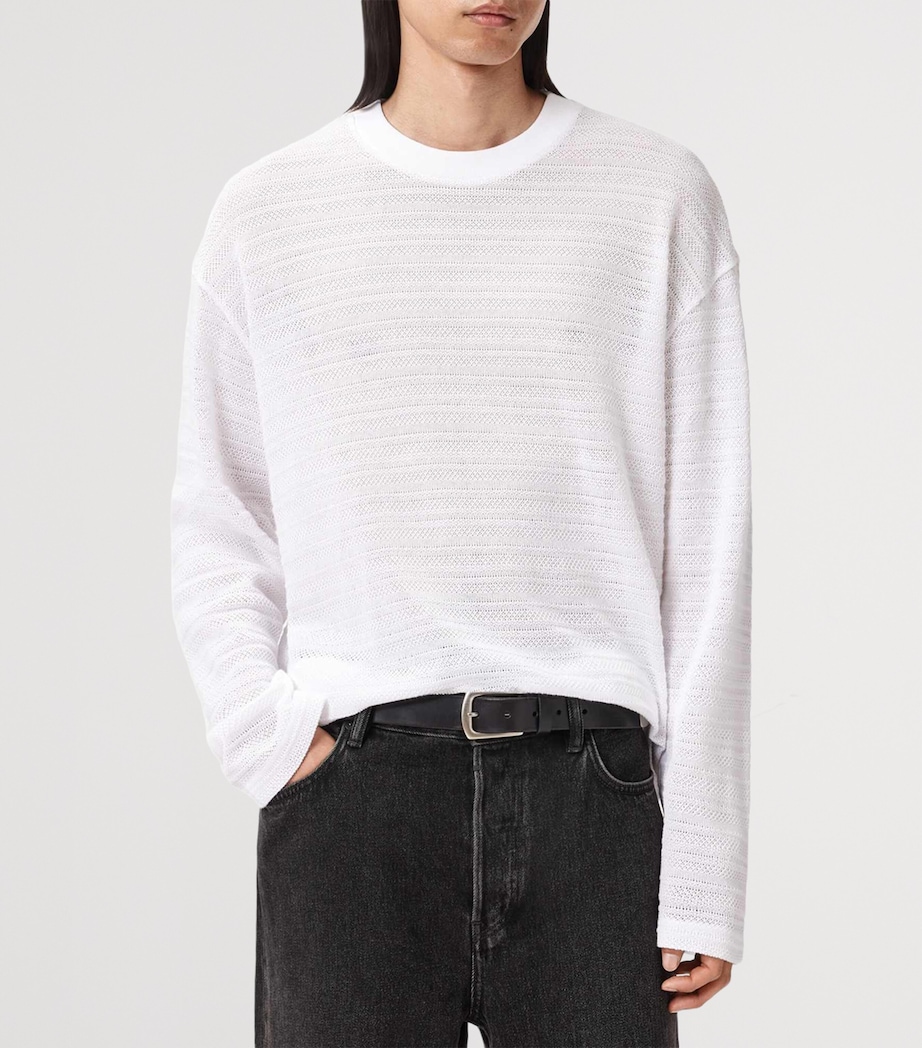 Organic Cotton Cove T-Shirt ASHEN WHITE Image 6