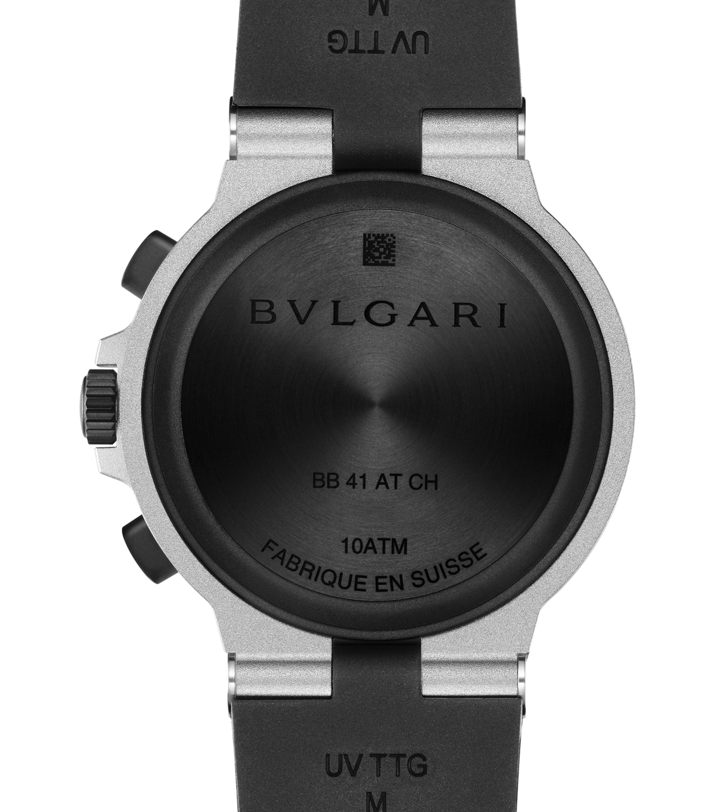 Aluminium and Titanium BVLGARI BVLGARI Chronograph Watch 41mm GREY Image 3