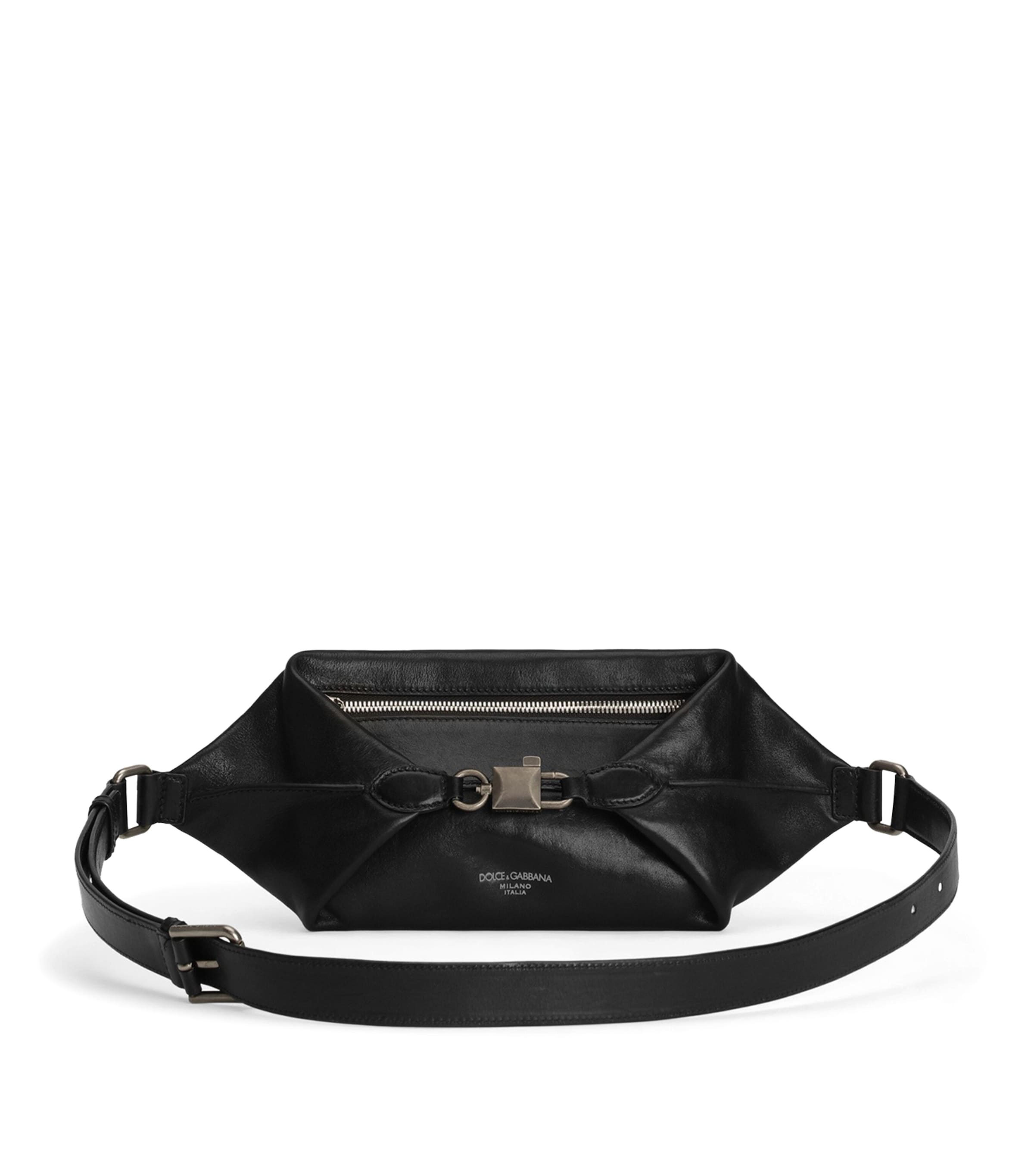 Leather Logo Belt Bag 80999-BLACK Image 1