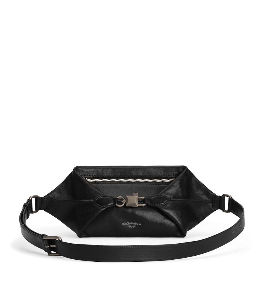 Leather Logo Belt Bag 80999-BLACK Image 1