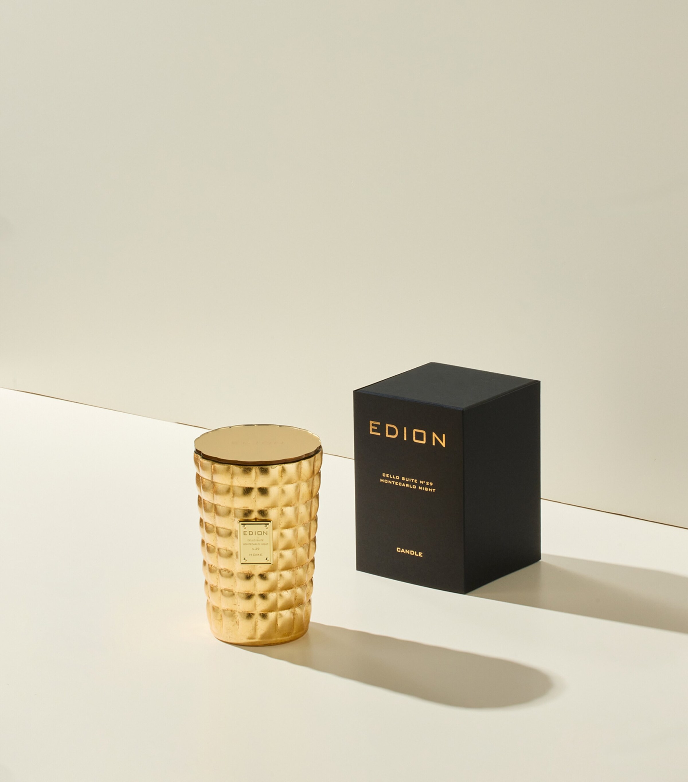 EDION Montecarlo Night Candle (500g) Gold Image 2