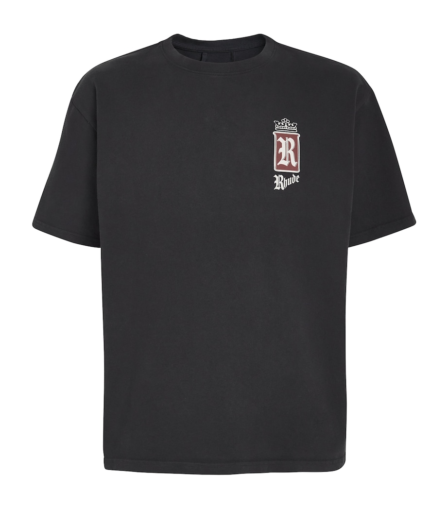 Rhude Mens Cotton Fumar 91 T-Shirt Image 1