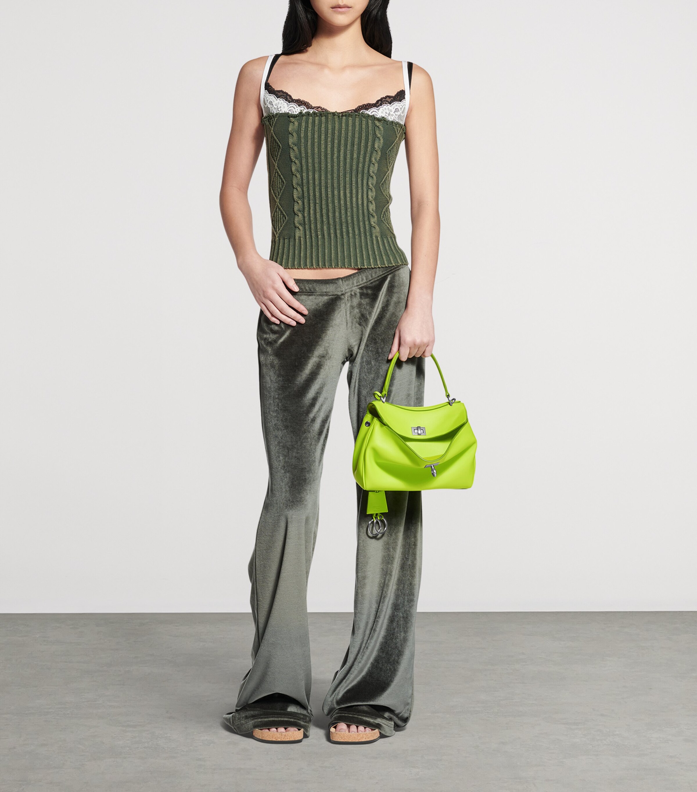 Mini Leather Rodeo Top-Handle Bag 3518 Image 7