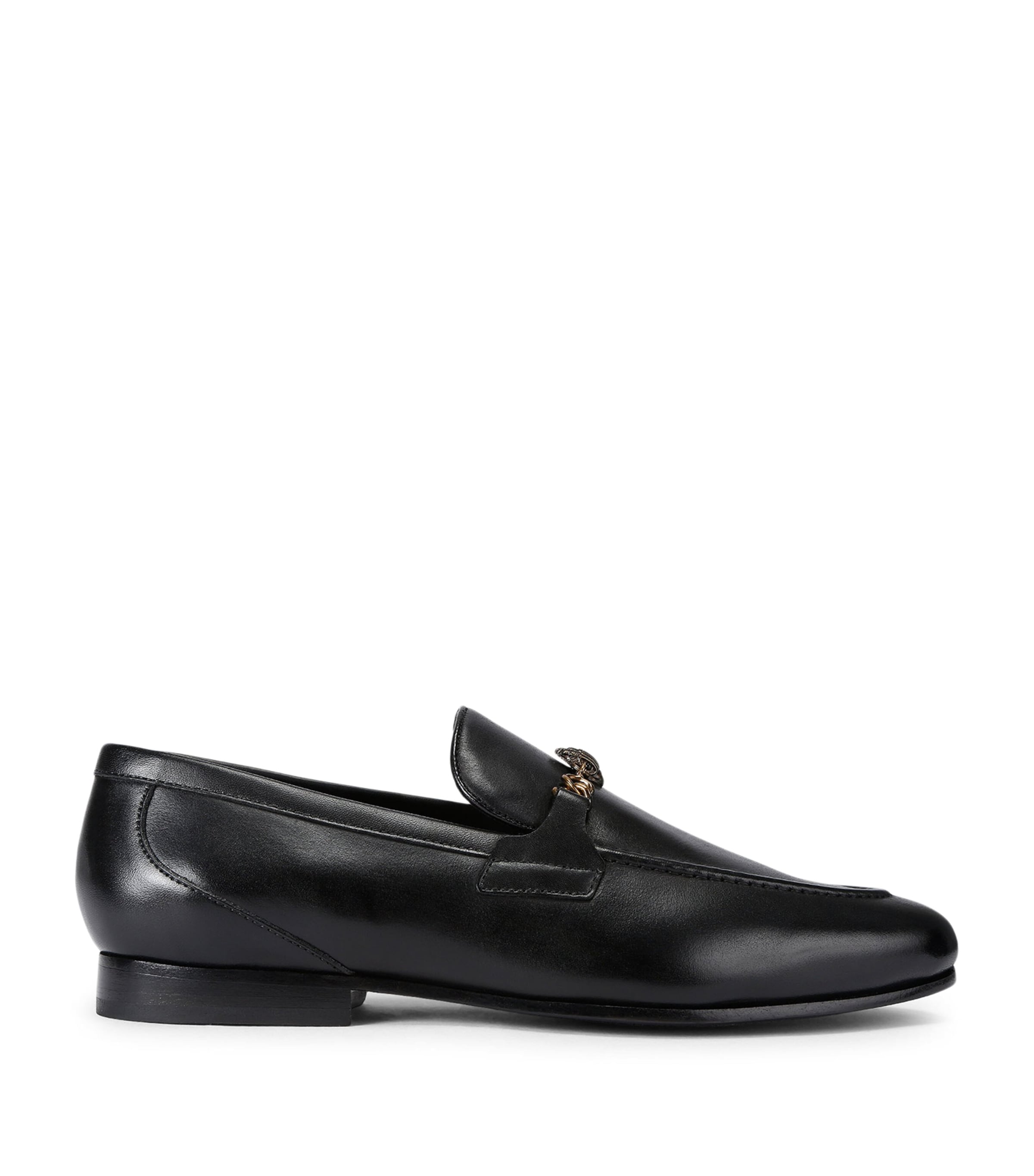 Kurt Geiger London Leather Alton Loafers Black Image 1