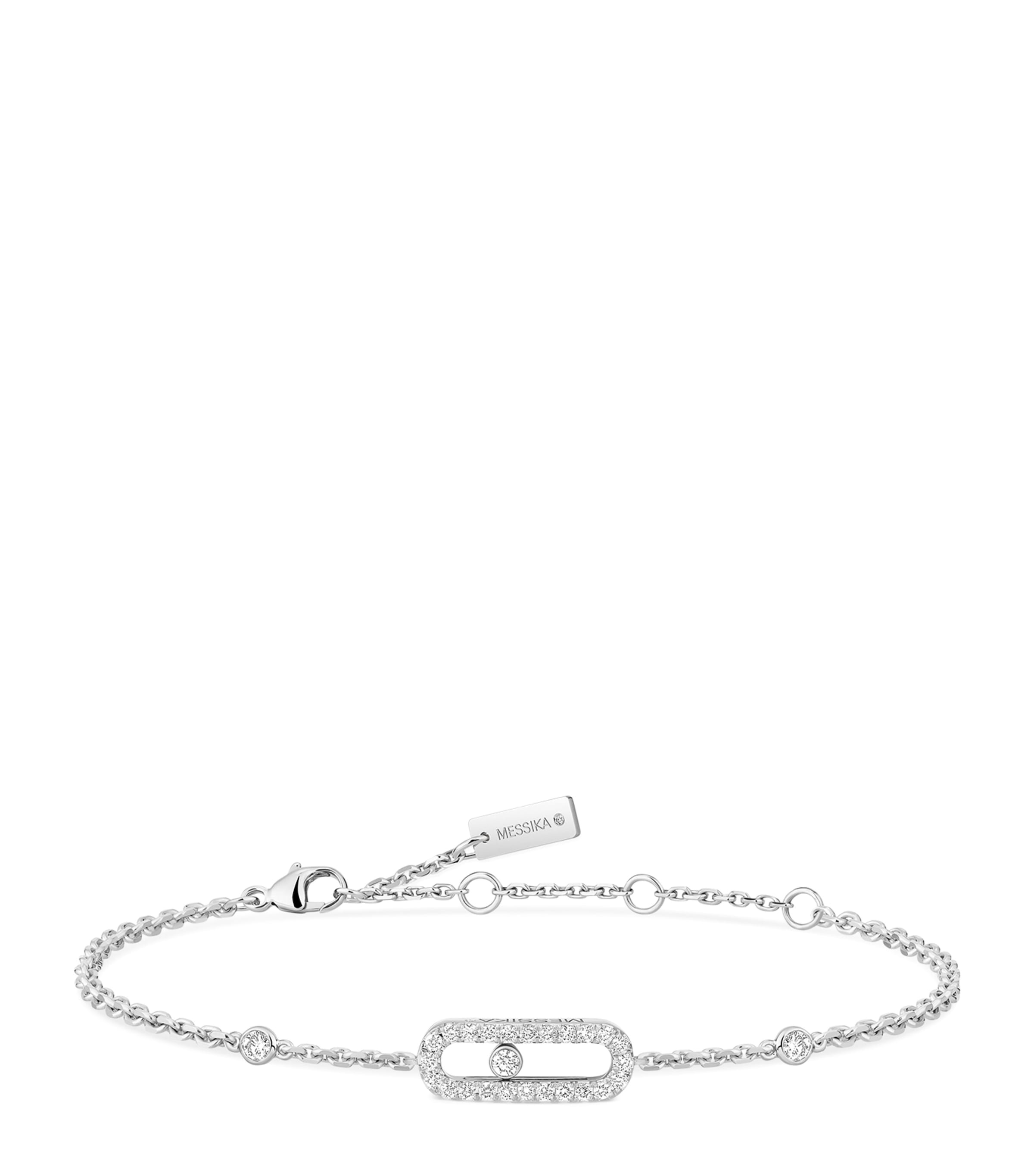 Messika Move Uno White Gold and Diamond Bracelet (0.19ct) White Gold Image 1