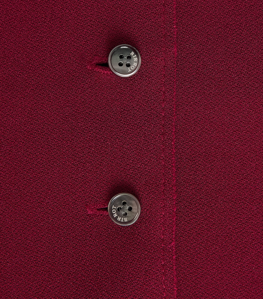 Birrot Womens Lay 3 Waistcoat Burgundy Image 6