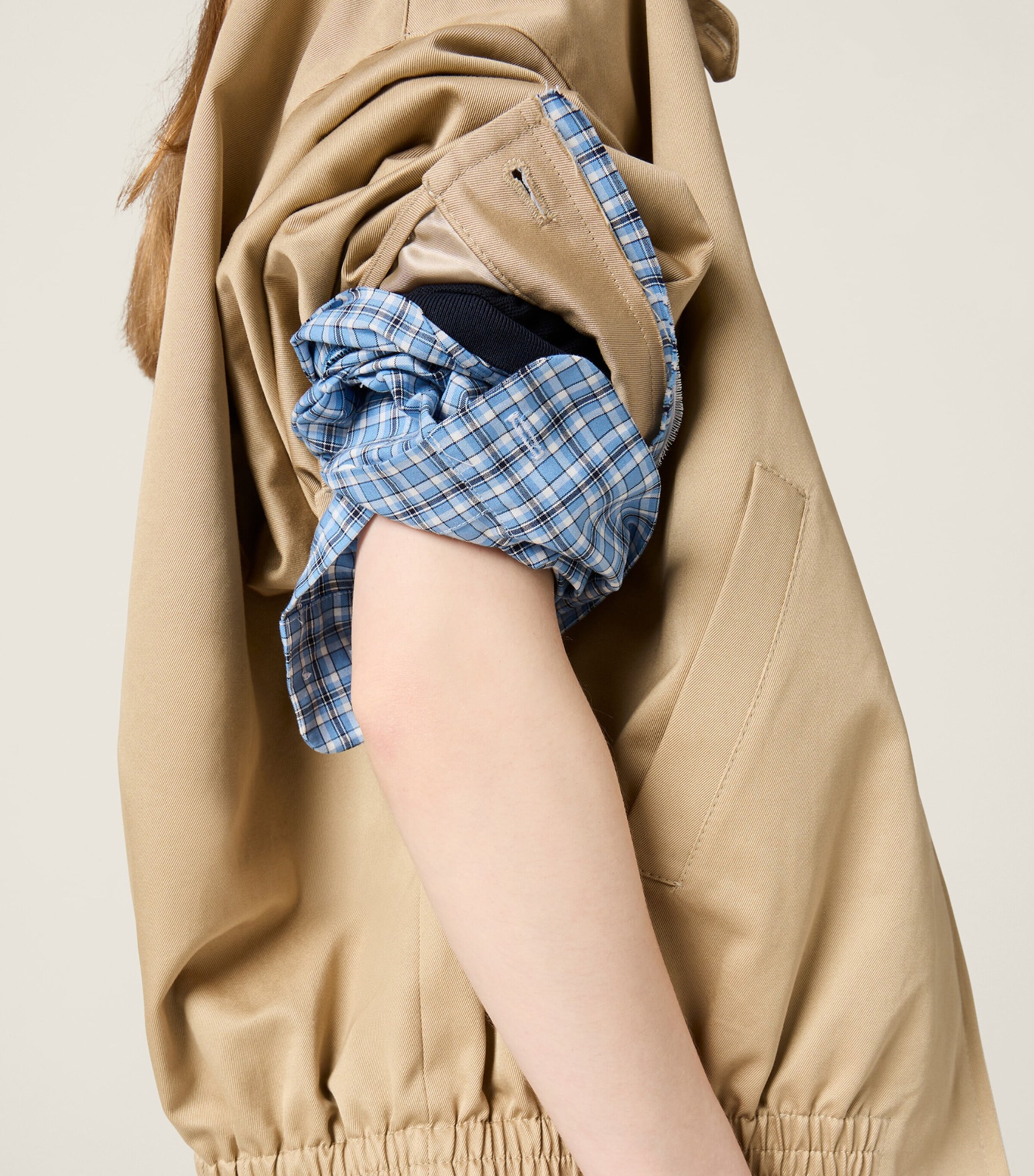 Miu Miu Womens Cotton Chino Blouson Jacket Image 4