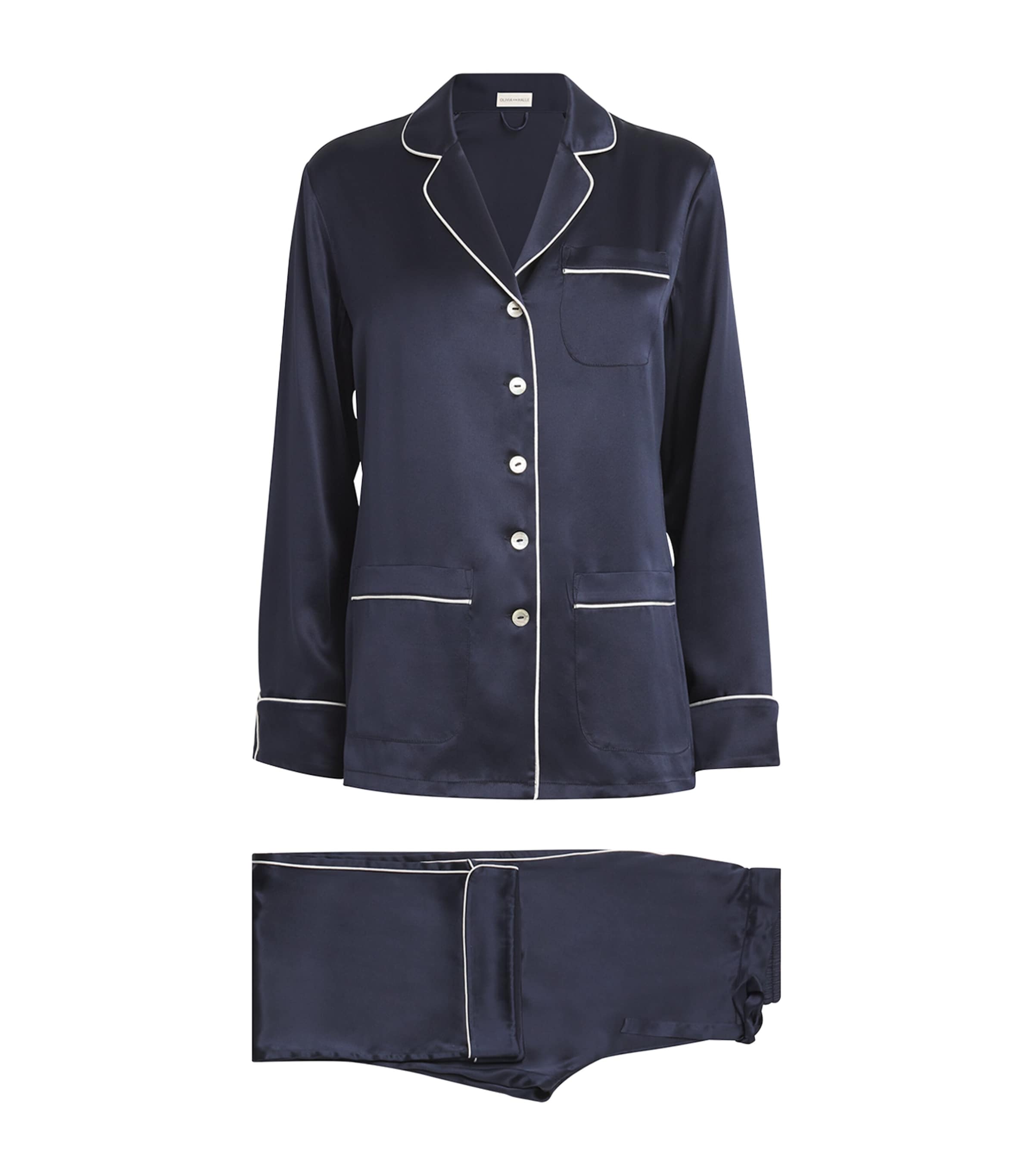 OLIVIA VON HALLE SILK COCO PYJAMA SET