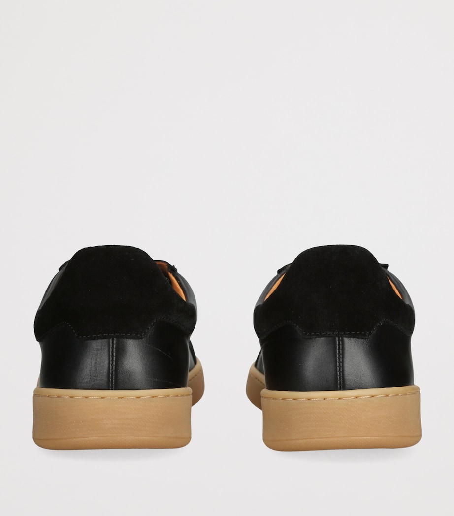 Leather and Suede Kaido 2.0 Sneakers BLACK Image 2