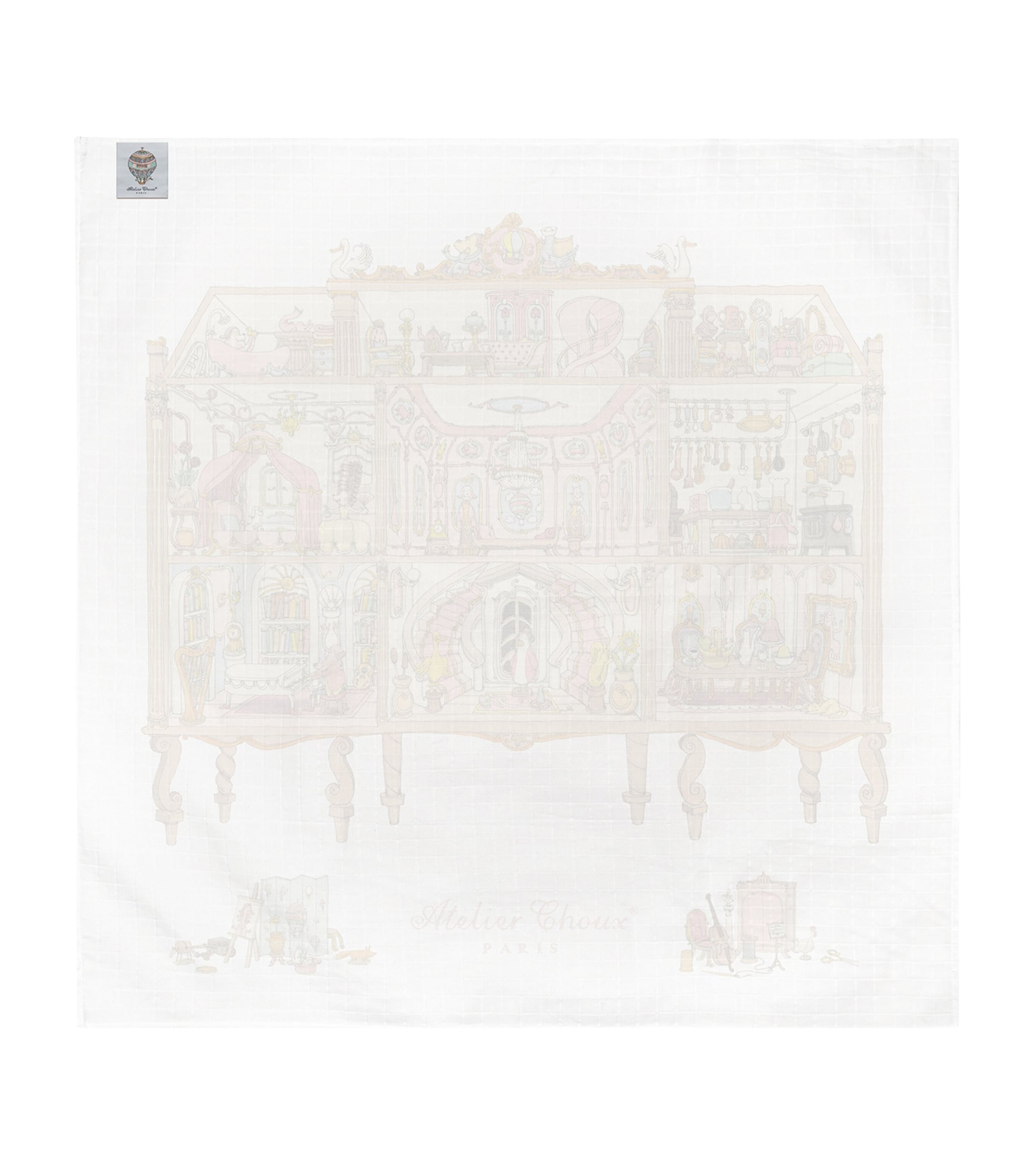 Organic Cotton Dollhouse Swaddle MULTI Image 2