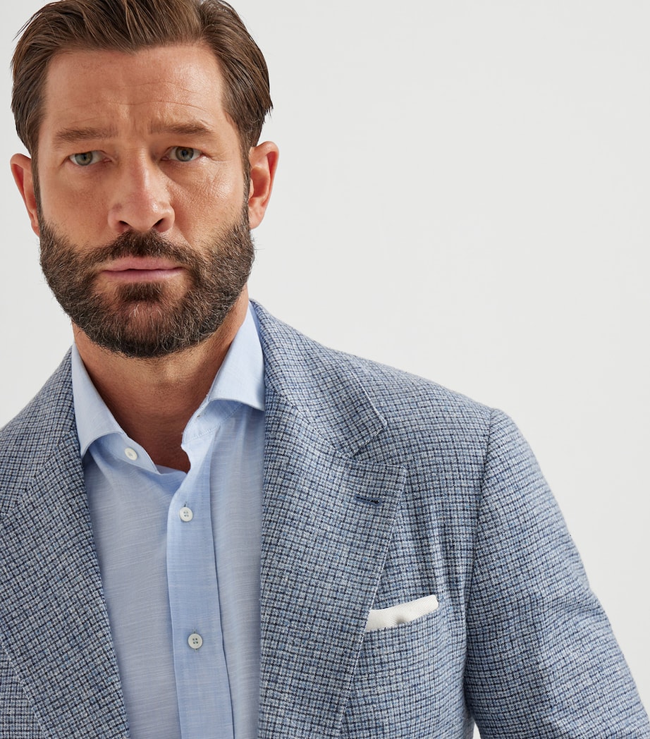 Silk-Wool-Cashmere Deconstructed Blazer C213 Image 6