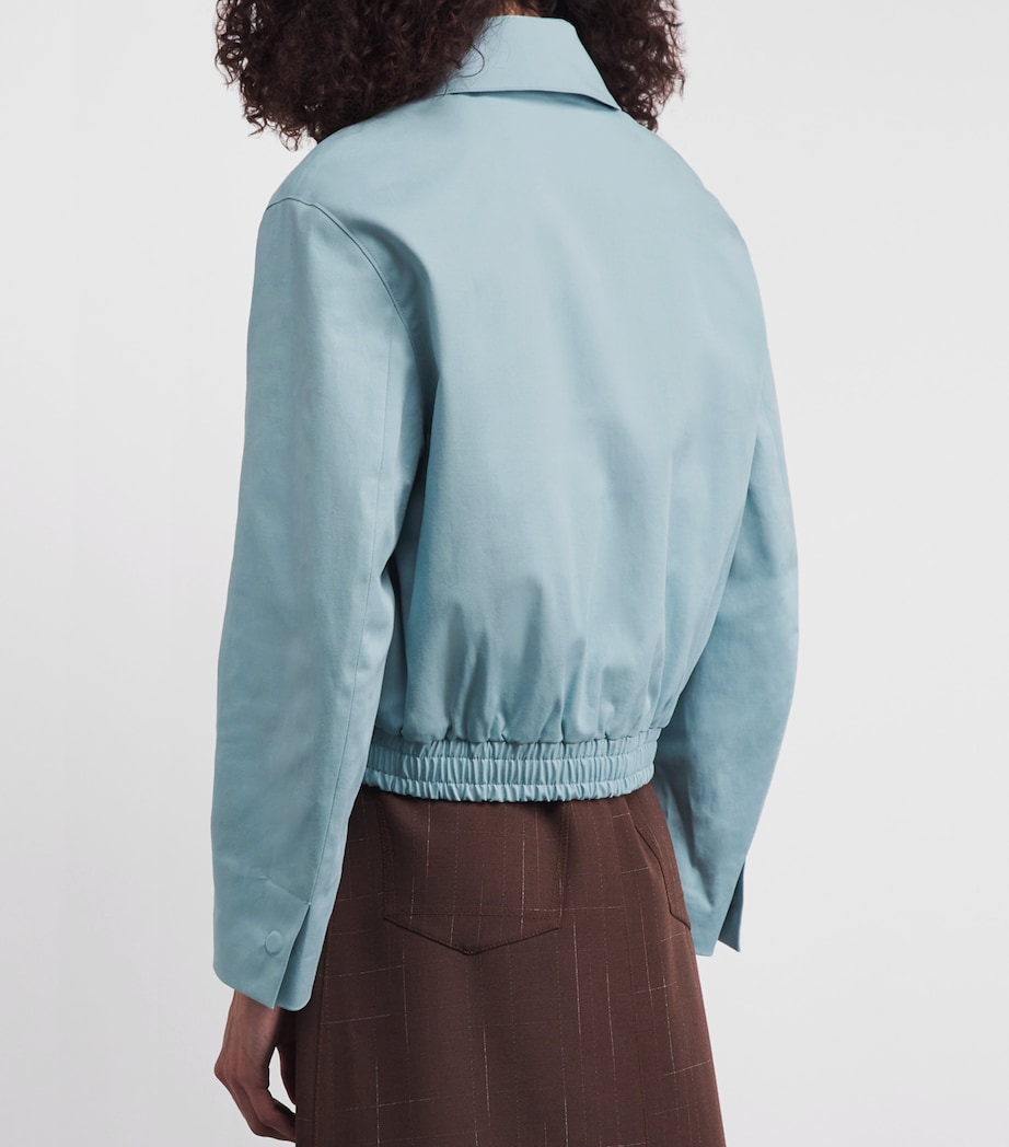 Joseph Womens Haddou Bomber Jacket Chambray Image 5