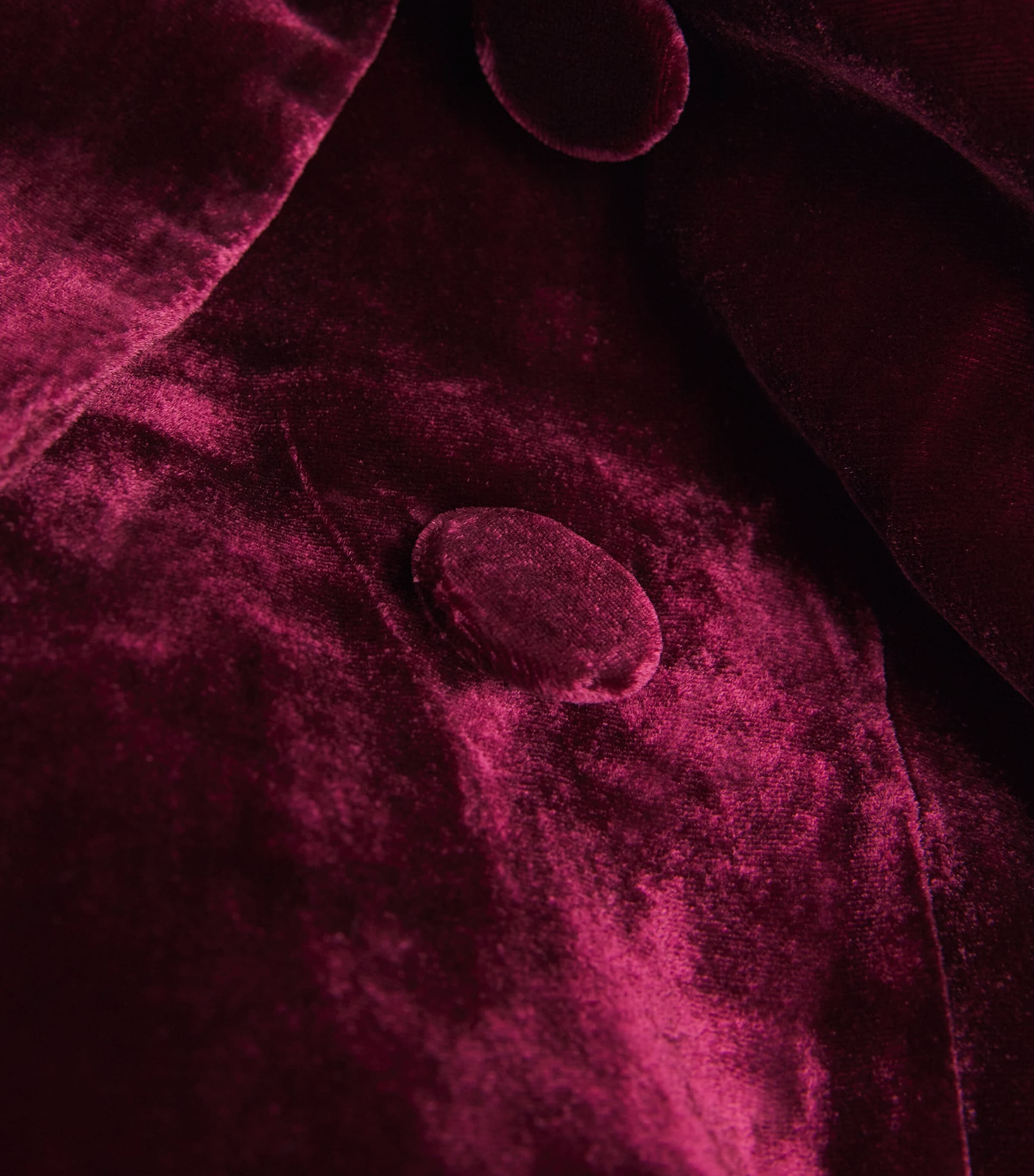 Velvet Marie Double-Breasted Blazer DARK PORT DKPO Image 5