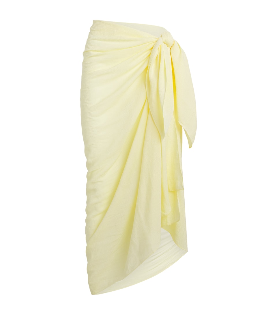 AWAY THAT DAY Paros Sarong Btrcp Yllw Crnkl Li