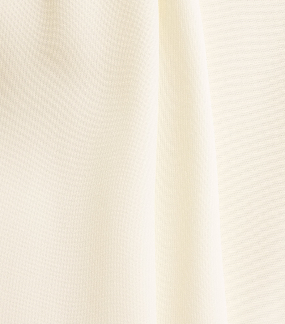 Almada Label Womens Satin Bea Wide-Leg Trousers Cream Image 6