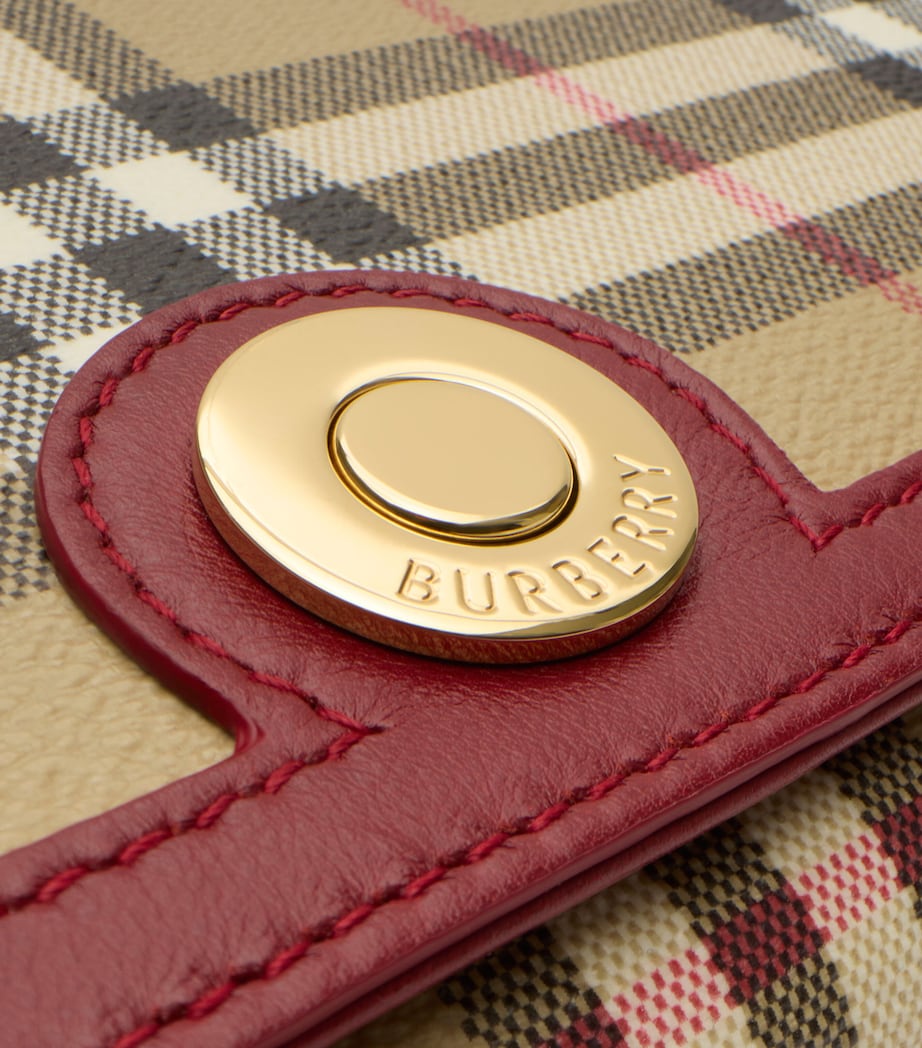 Check Note Top-Handle Bag VNTG CHKRUBY Image 4