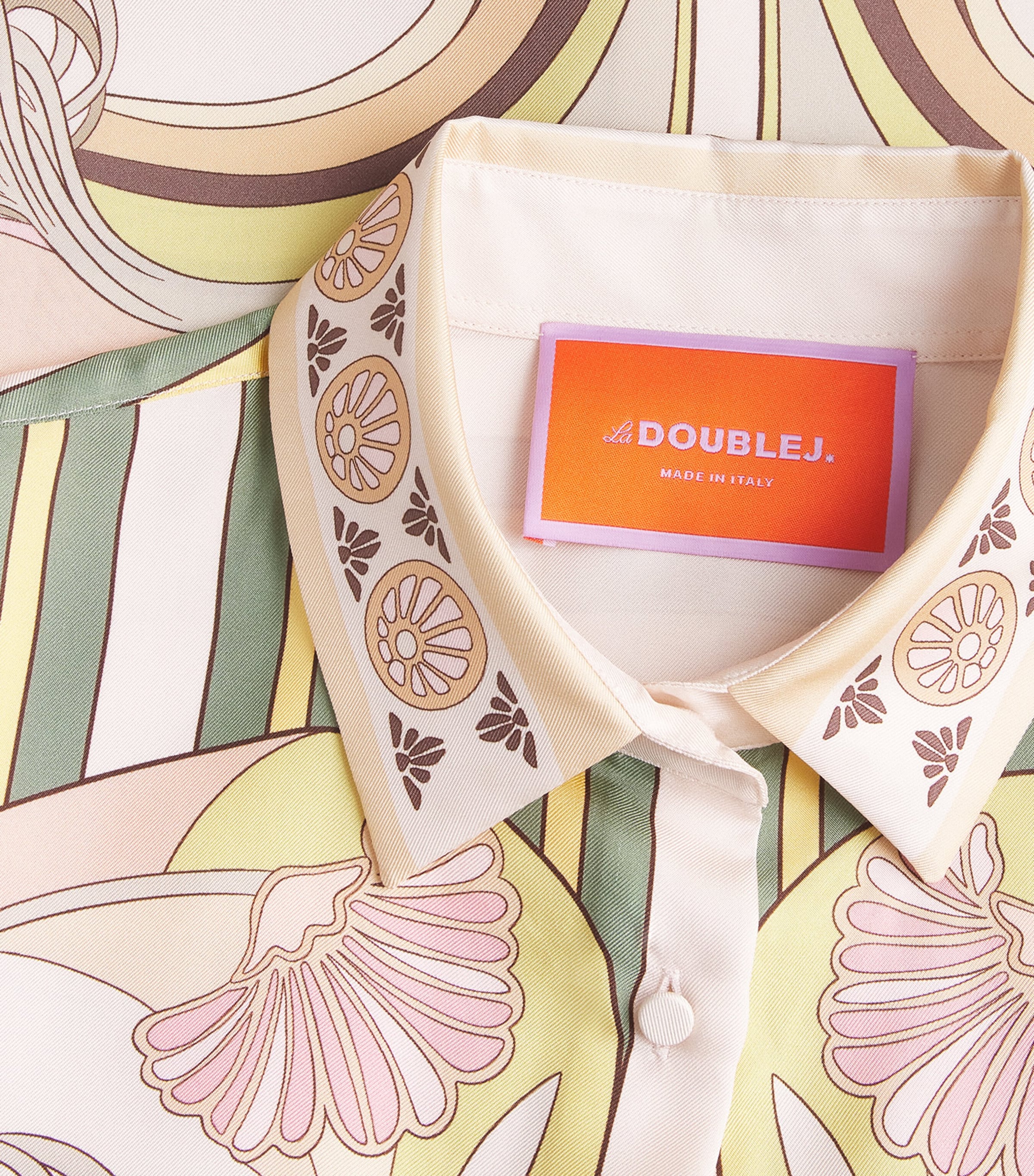 La Doublej Womens Silk Tulip Boy Shirt Tulip Placee Image 6