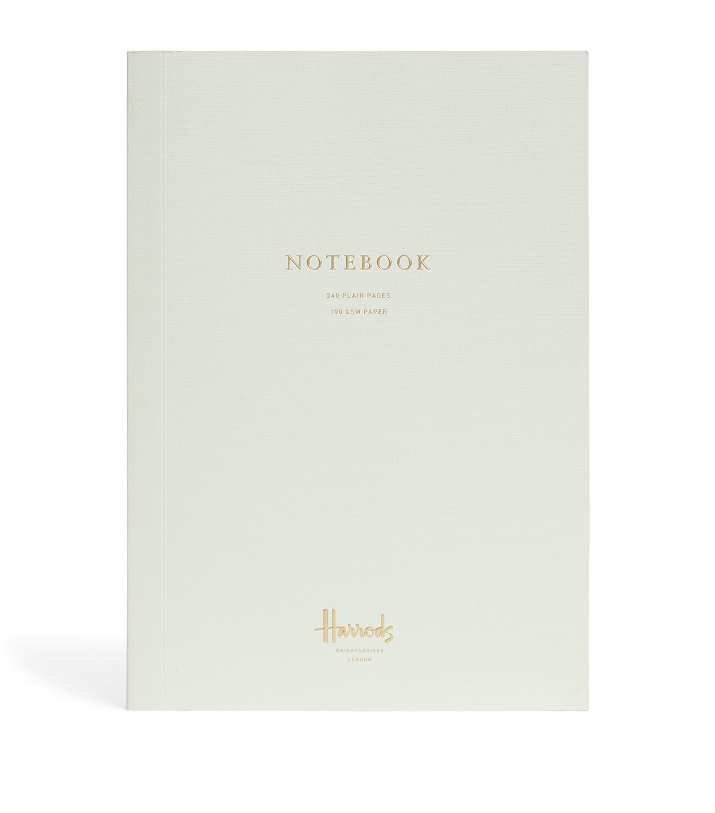 Harrods Plain A5 Notebook Refill In White