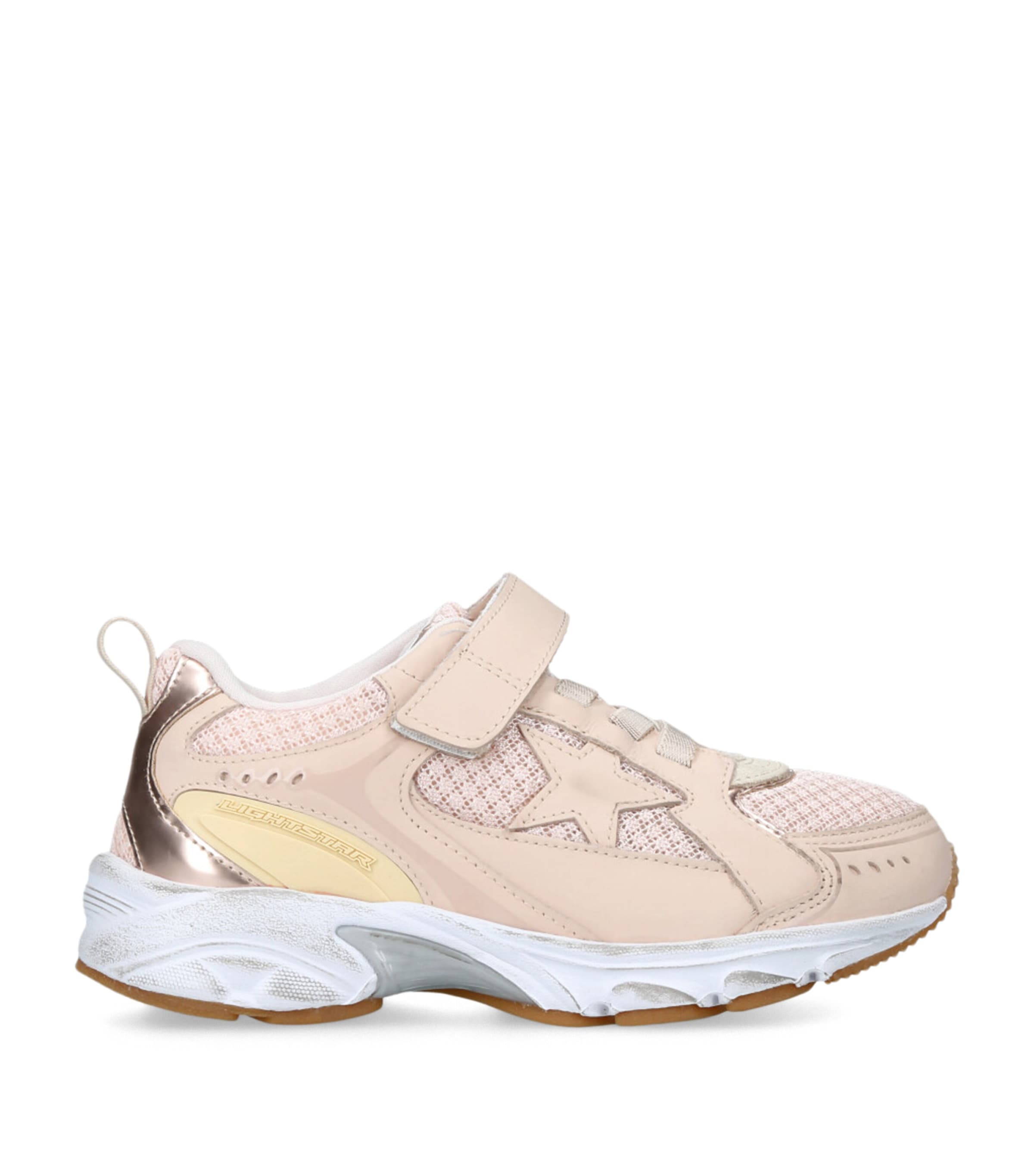 Golden Goose Velcro Light Star Sneakers Pale Pink Image 1