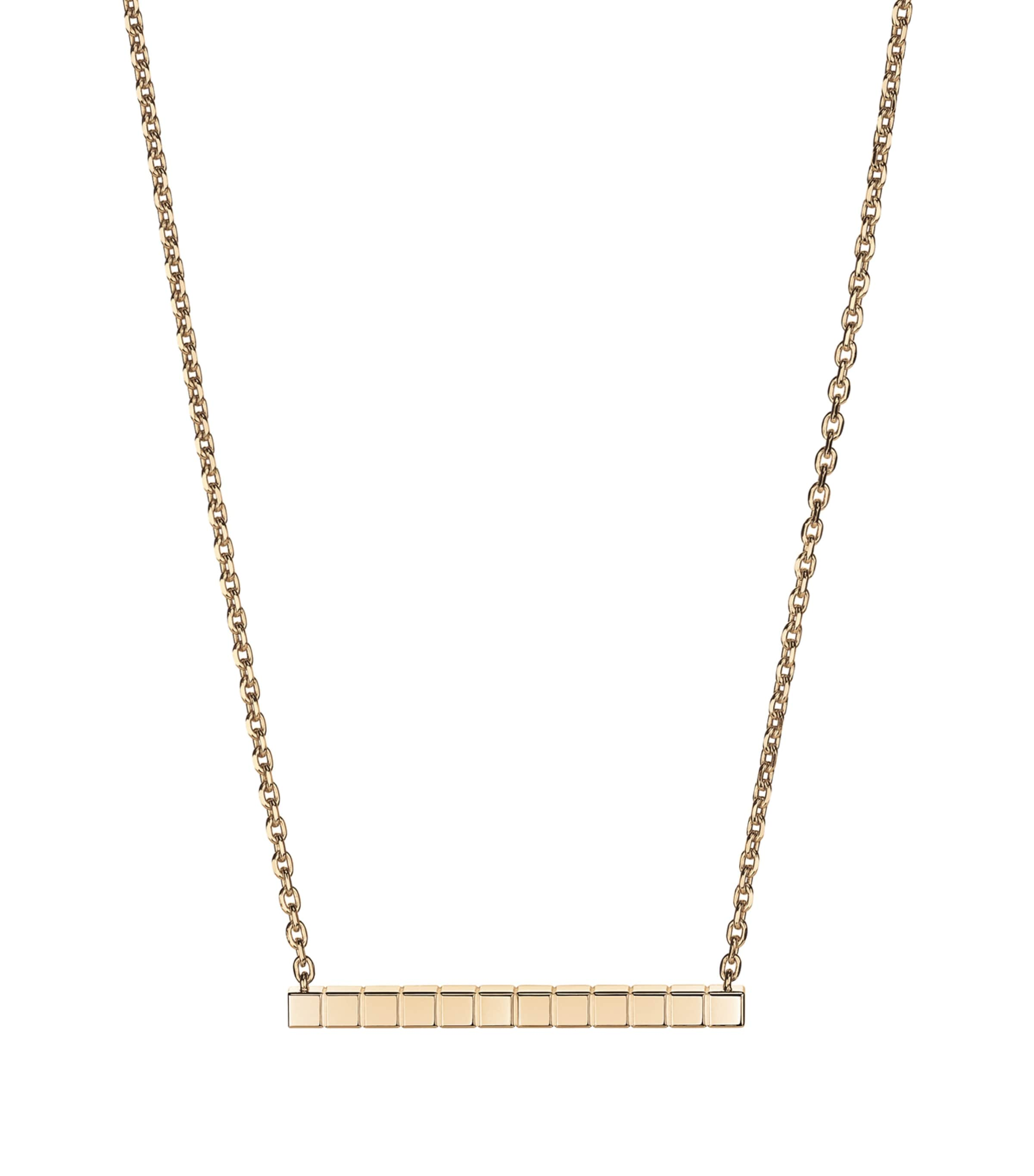 Chopard Rose Gold Ice Cube Necklace