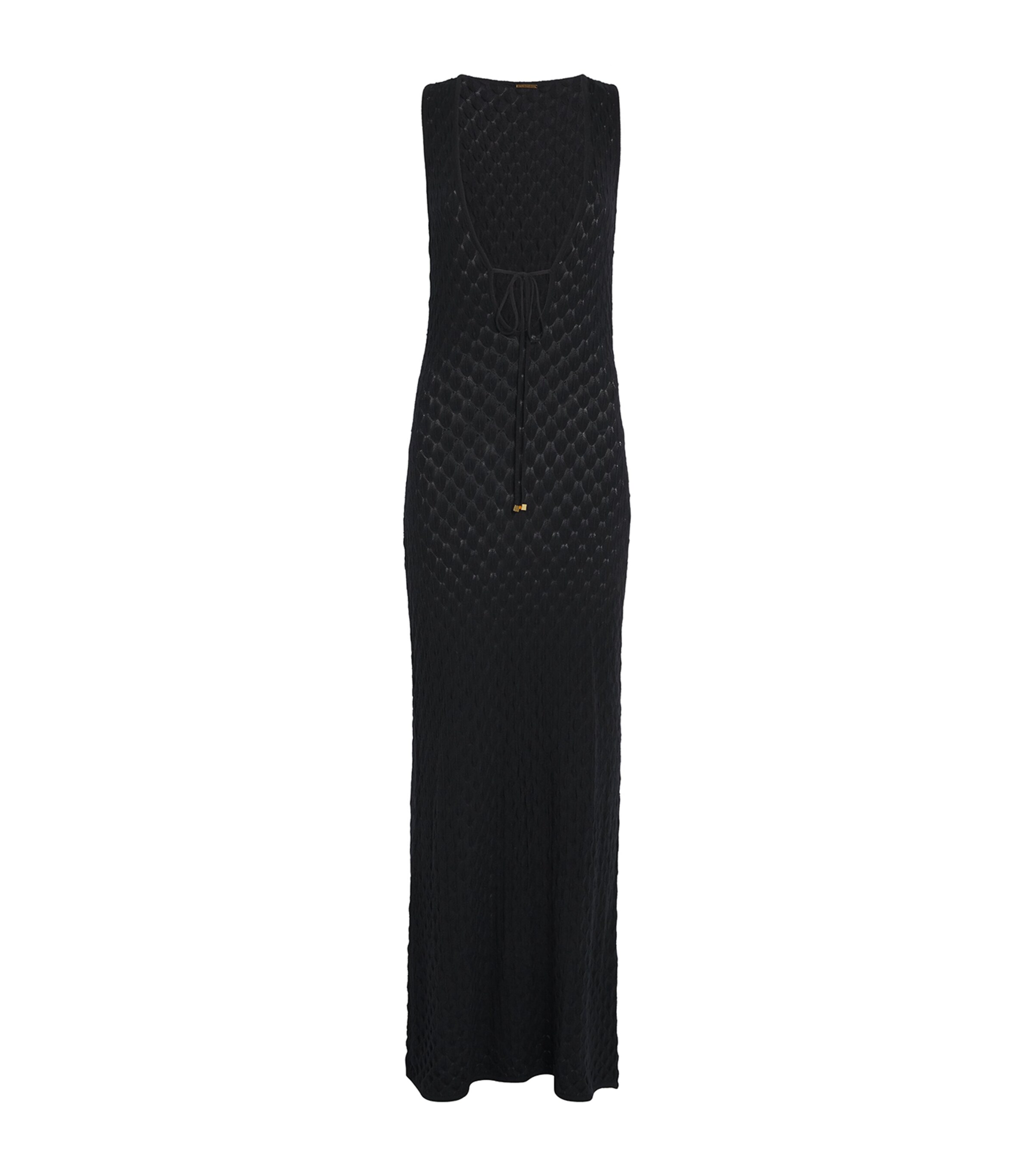 AWAY THAT DAY Black Crochet Reversible Seychelles Maxi Dress | Harrods US