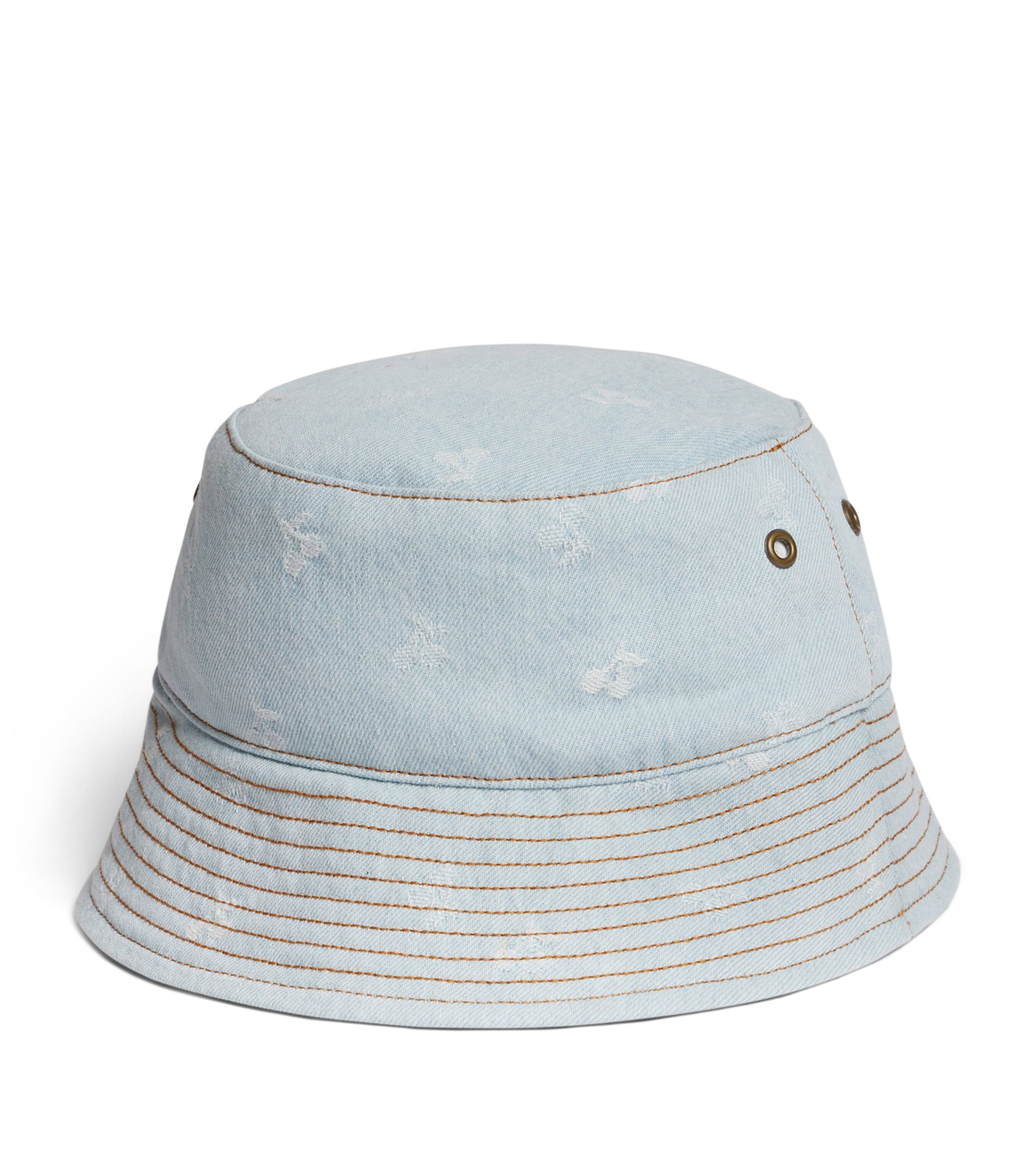 Bonpoint Kids'  Denim Theana Bucket Hat In Blue