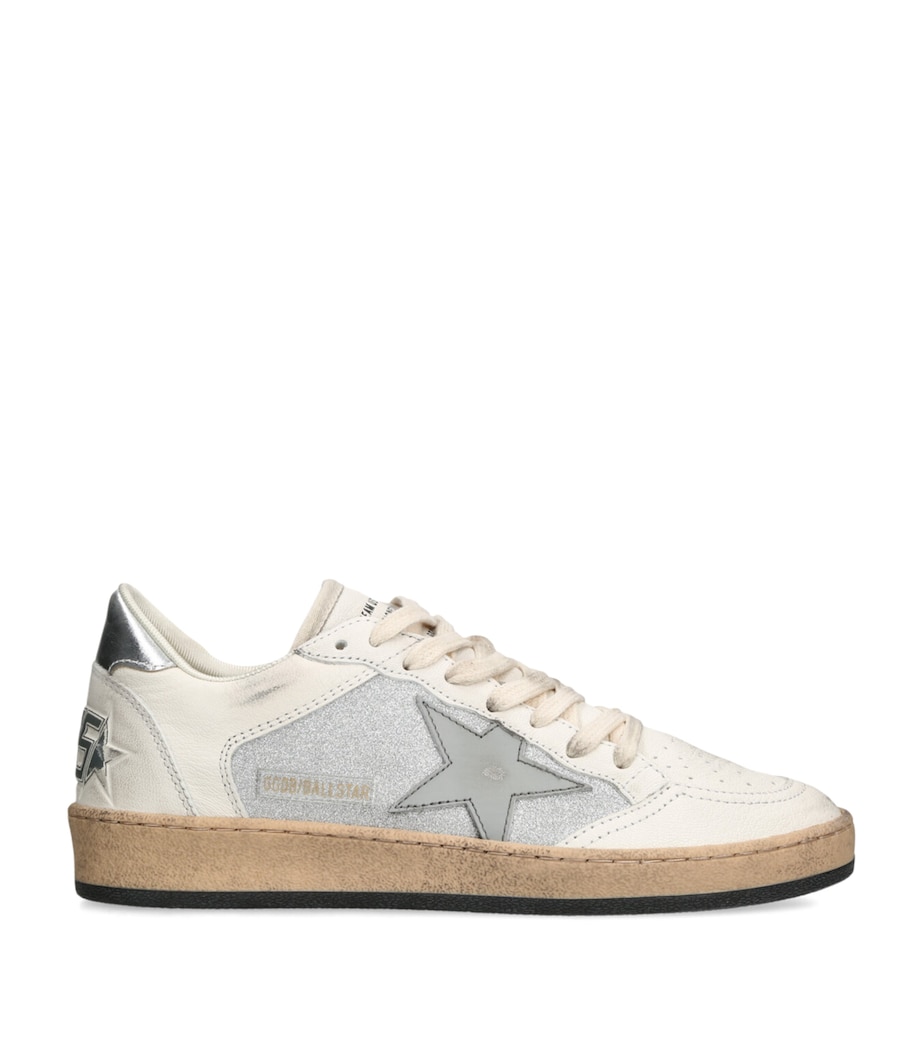 Golden Goose Glitter Ball Star Low-Top Sneakers White/oth Image 1