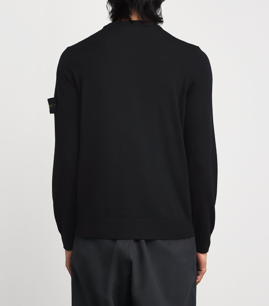 Virgin Wool-Blend Sweater V0029 Image 4