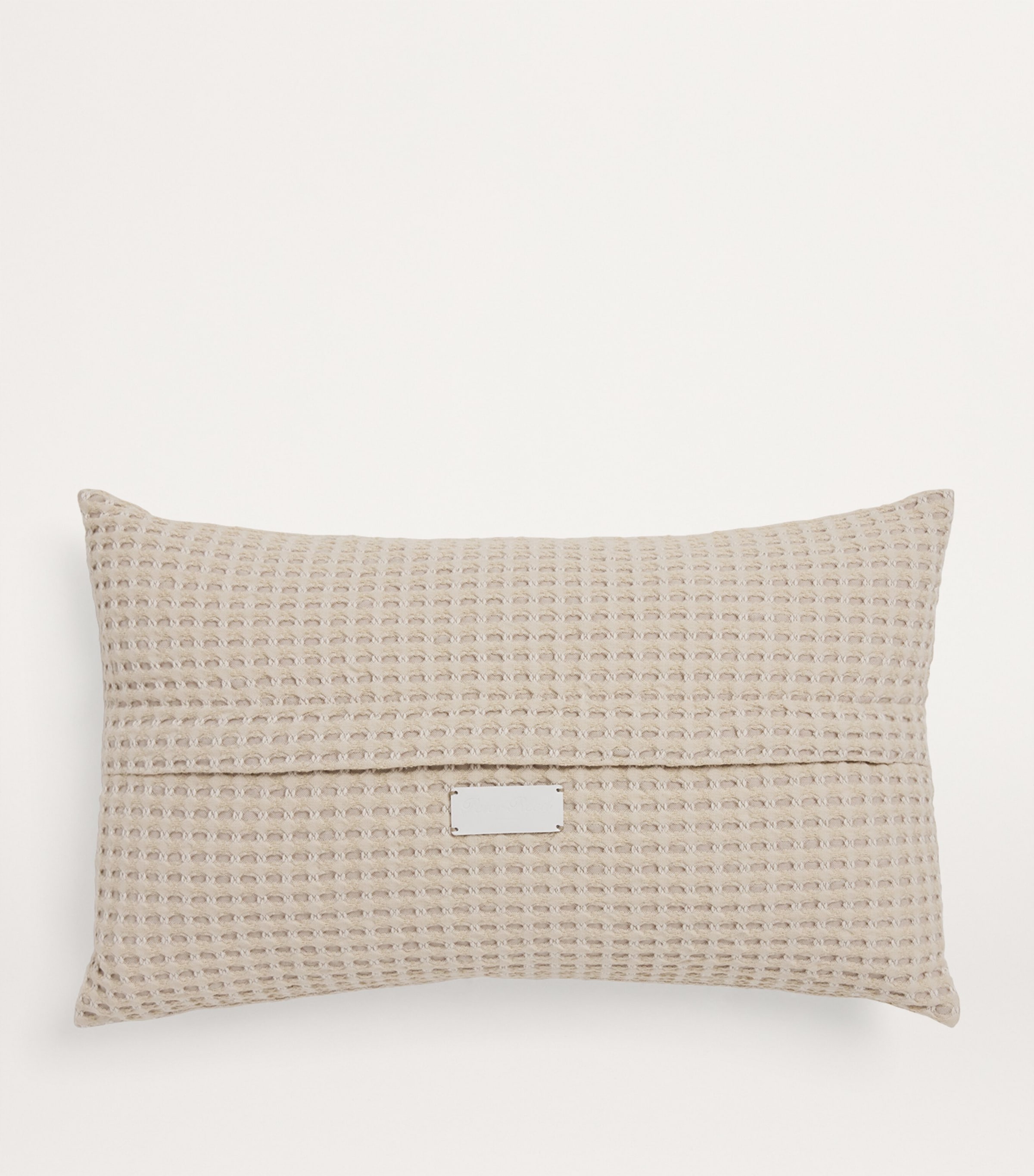 Textured Checkers Cushion (50cm x 30cm) NEUTRAL Image 2