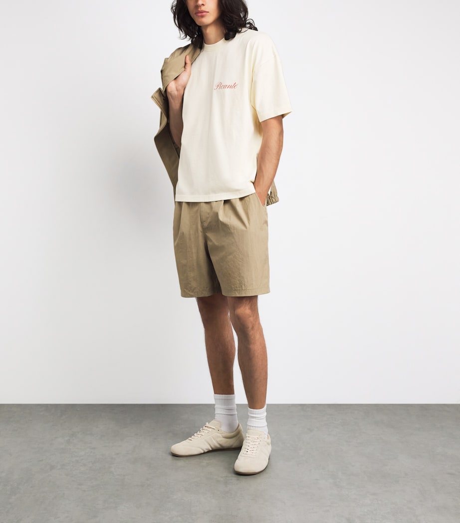 Picante Mens Organic Cotton Tailor Logo T-Shirt Ivory Image 2
